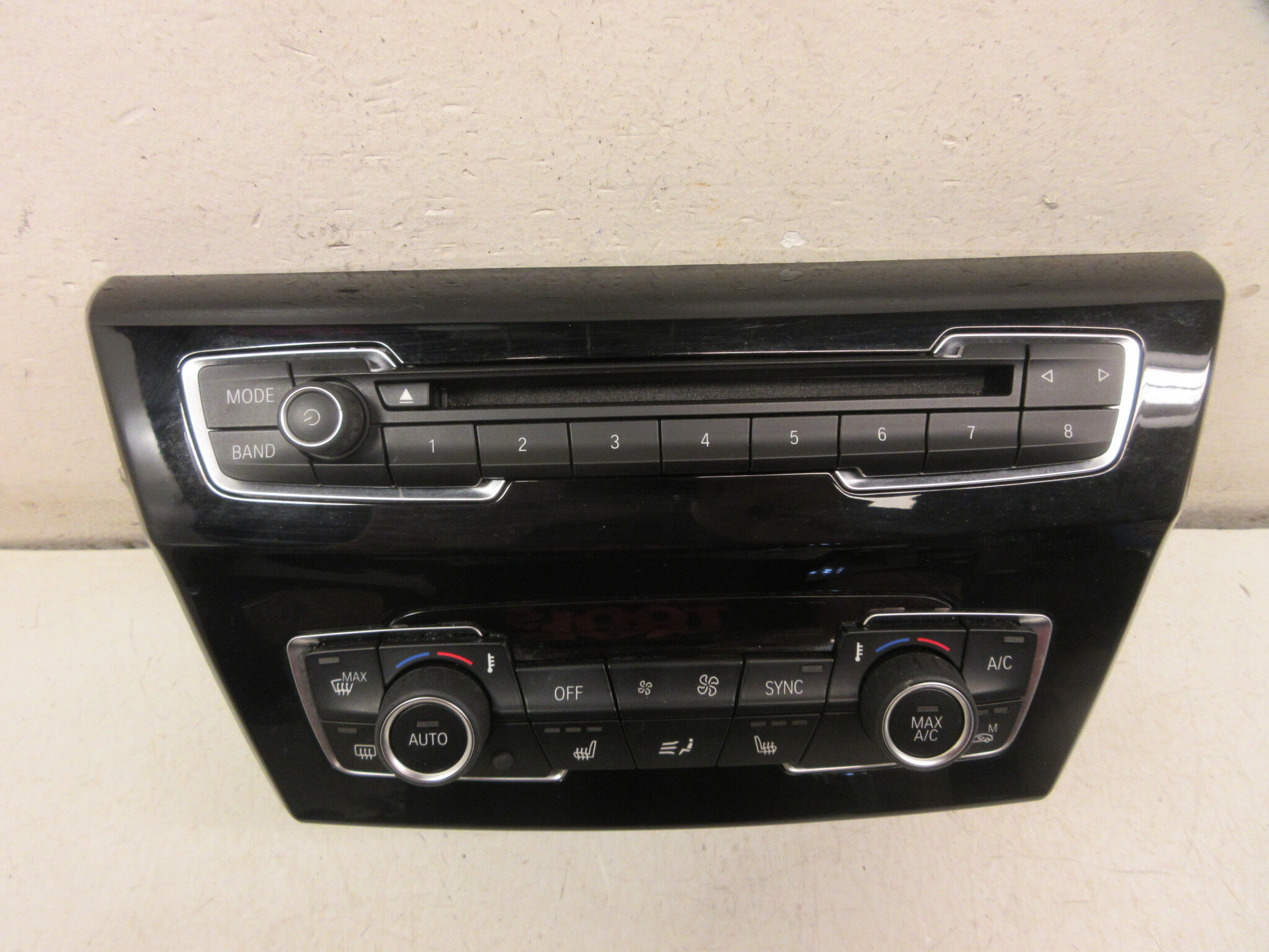 Pre-Owned 16 17 18 BMW X1 Auto Dual AC Heater Climate Temperature Radio Control Panel OEM (Good)