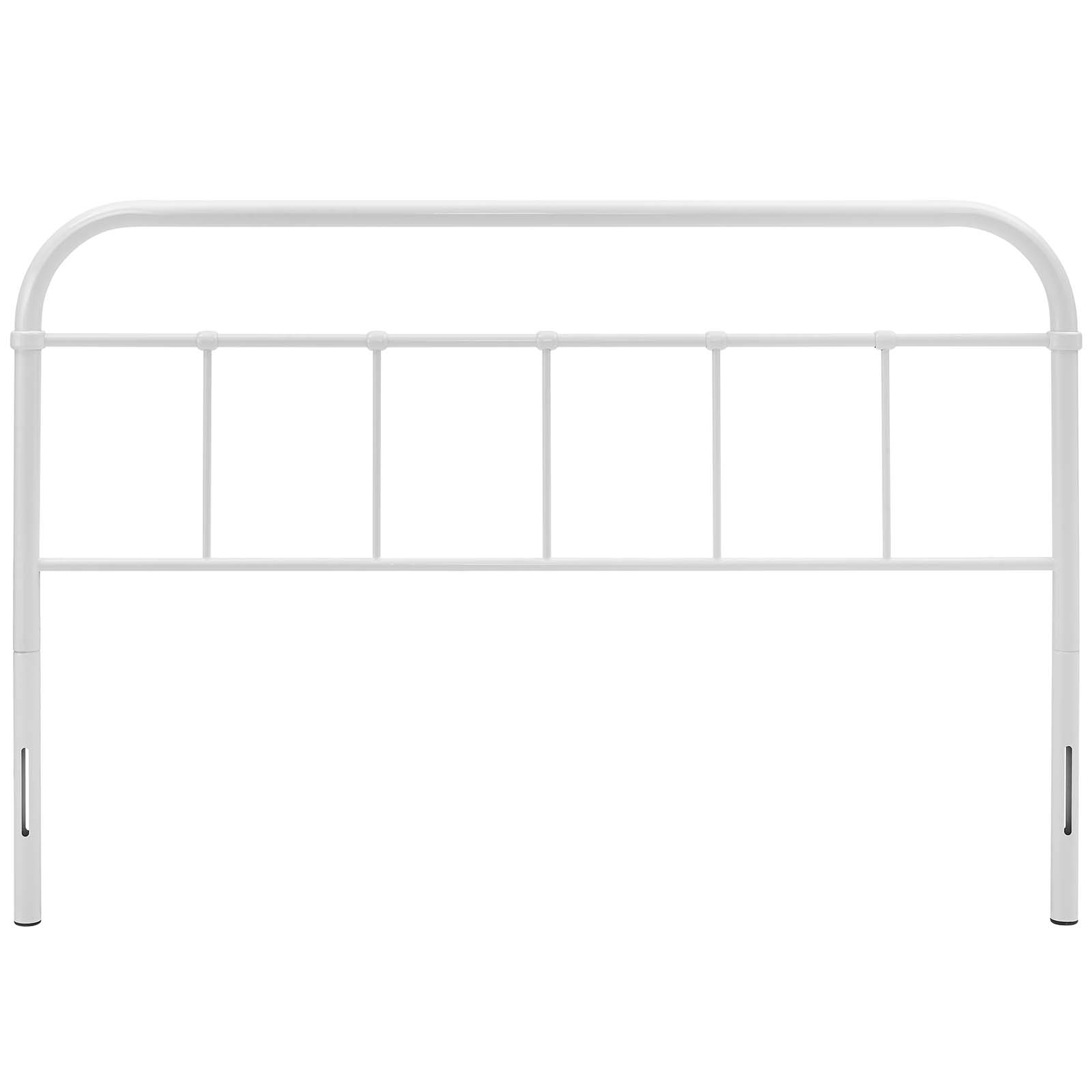 Modway Serena King Steel Headboard in White