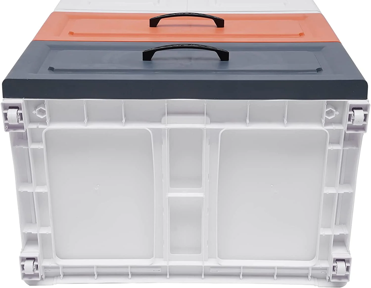 MONIPA Plastic Cabinet Drawers Dresser Rolling on Wheels with 2 Large Drawers and Top 1 Large Cabinet (22.4
