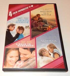 4-Film Favorites: Nicholas Sparks Collection: Nights In Rodanthe, The Notebook, Message In A Bottle & A Walk To Remember (DVD)