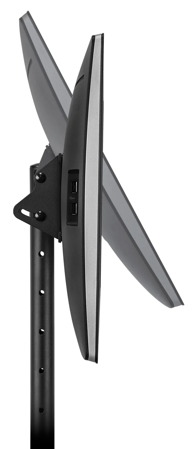 Mount-It! Adjustable Mobile TV Stand, up to 42 inch Tv's, with Rolling Stands, Home and Commercial