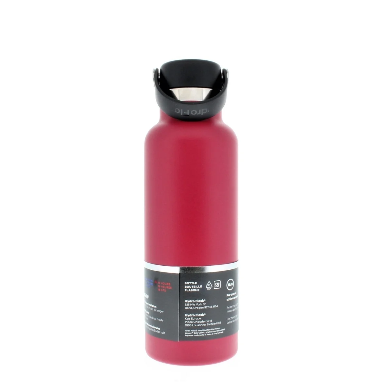Hydro Flask Standard Mouth Water Bottle with Flex Cap Snapper 18oz/532ml