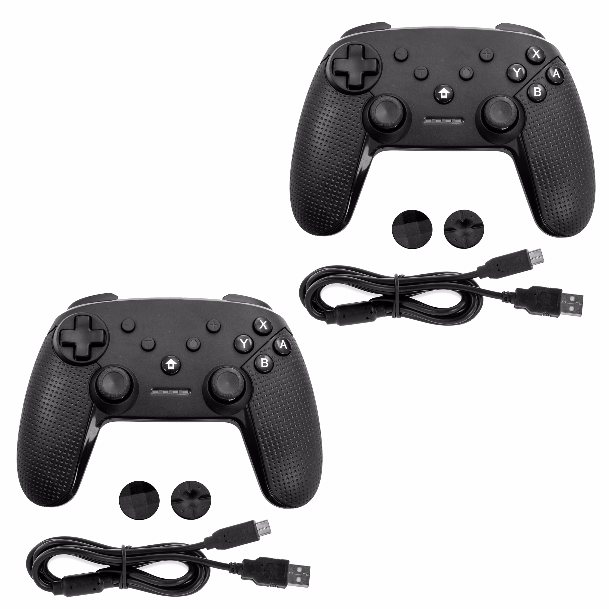 2 Pack GameFitz Controller for the Nintendo Switch in Black