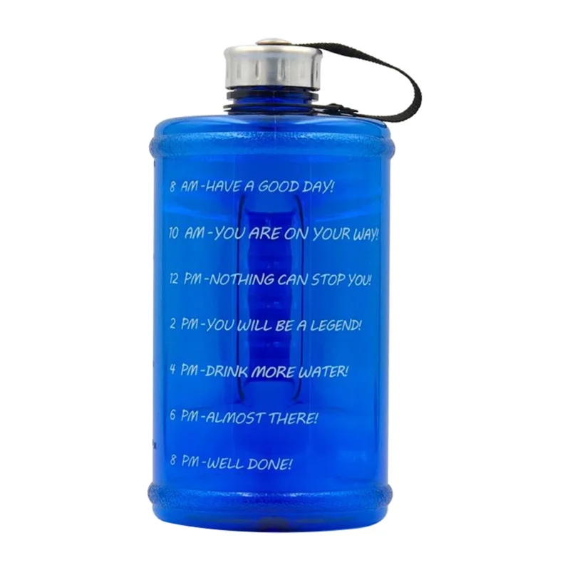 2x Water Bottle Leak-Proof Jug Outdoor Travel Hiking Sports 73oz Green Blue