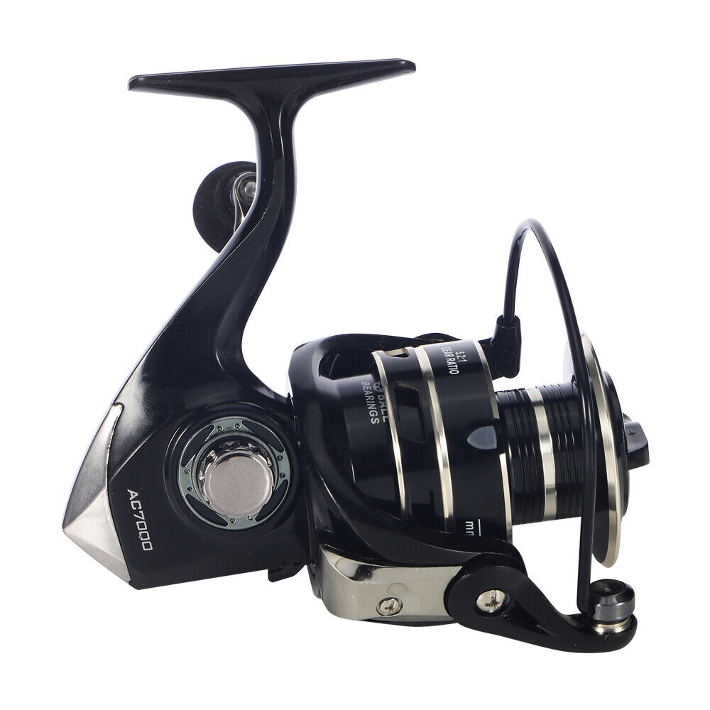 12BB Metal Spinning Fishing Reel 5.2:1 Saltwater Freshwater Right Left Hand Reel