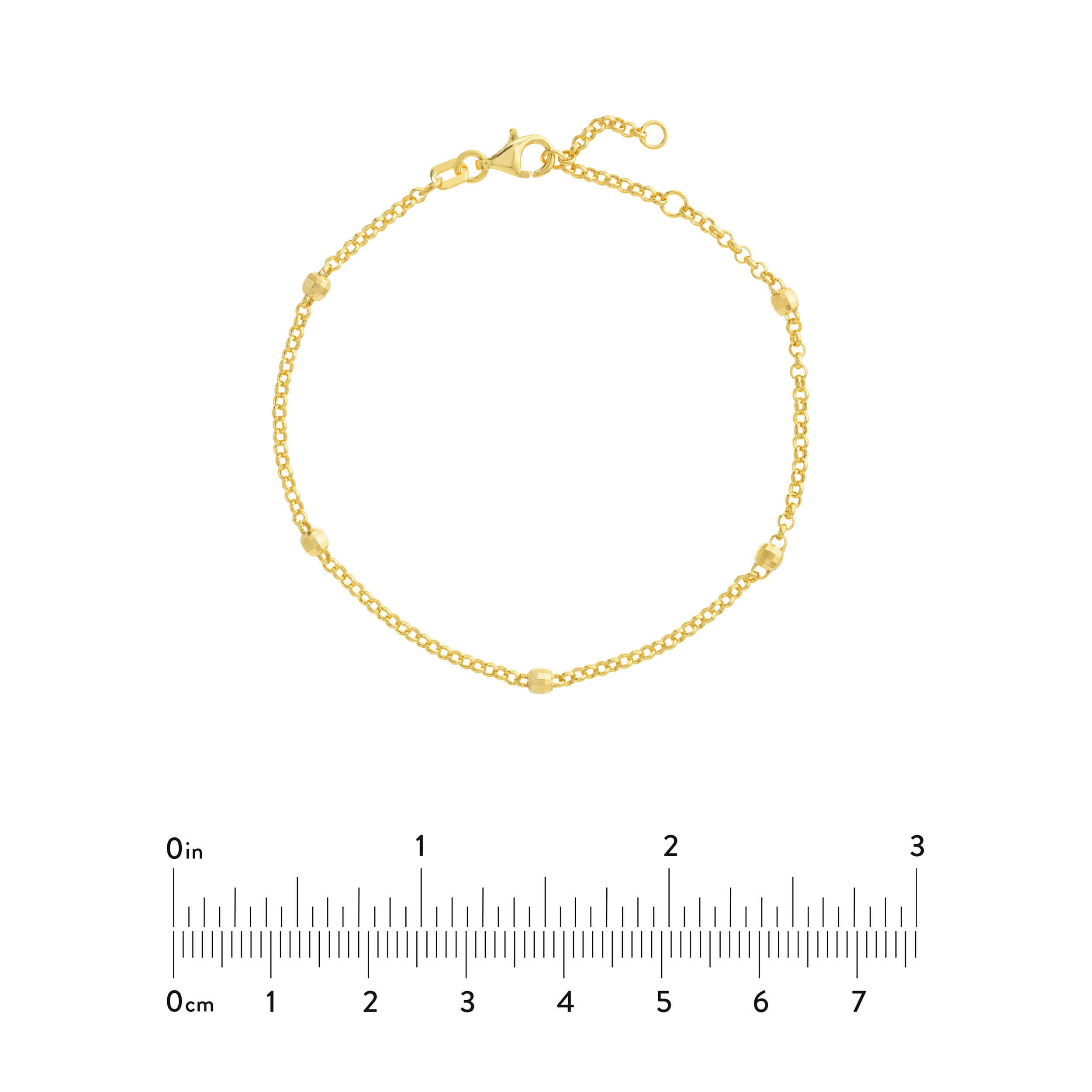 14K Yellow Gold 7.25