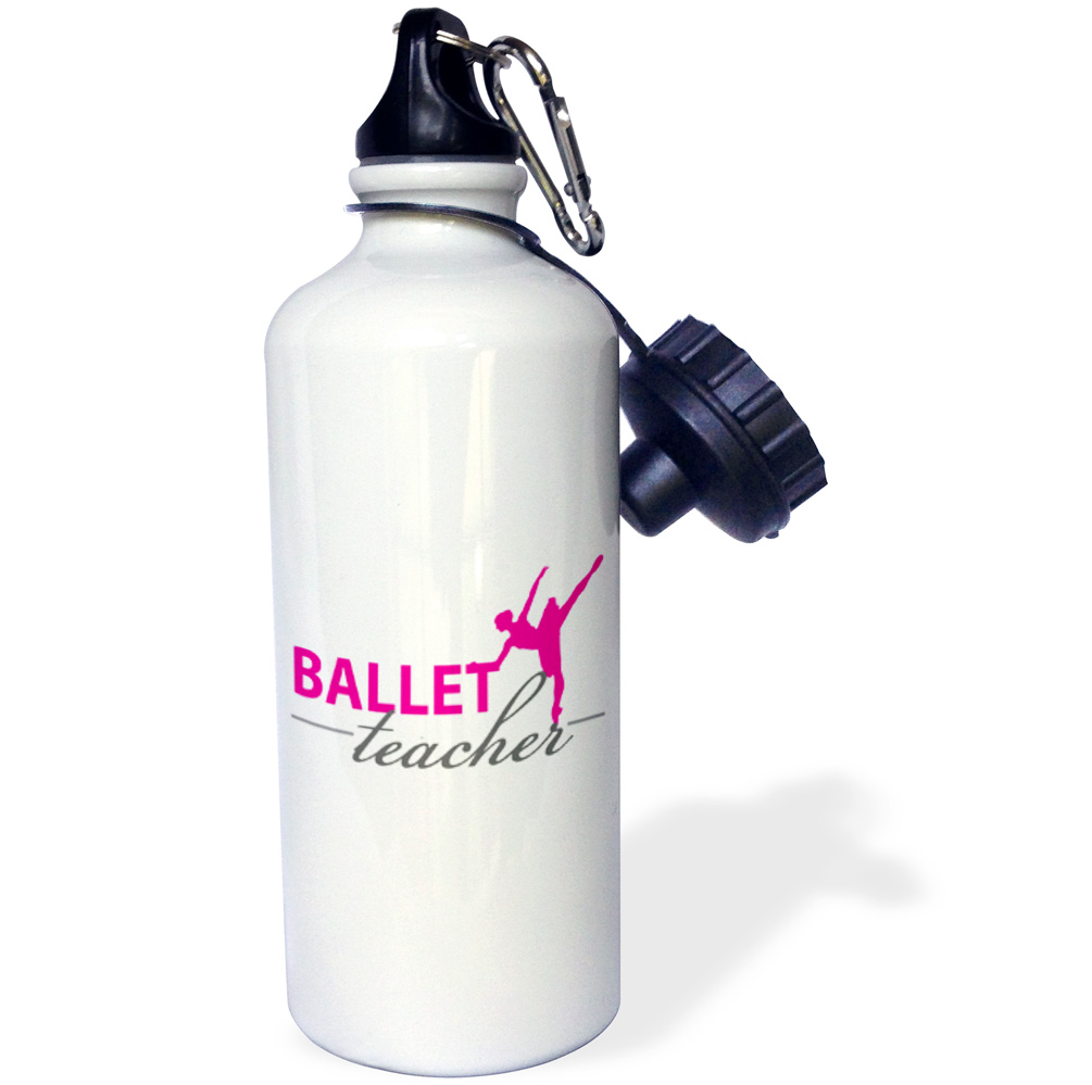 Ballet Teacher in pink  21 oz Sports Water Bottle wb-219652-1