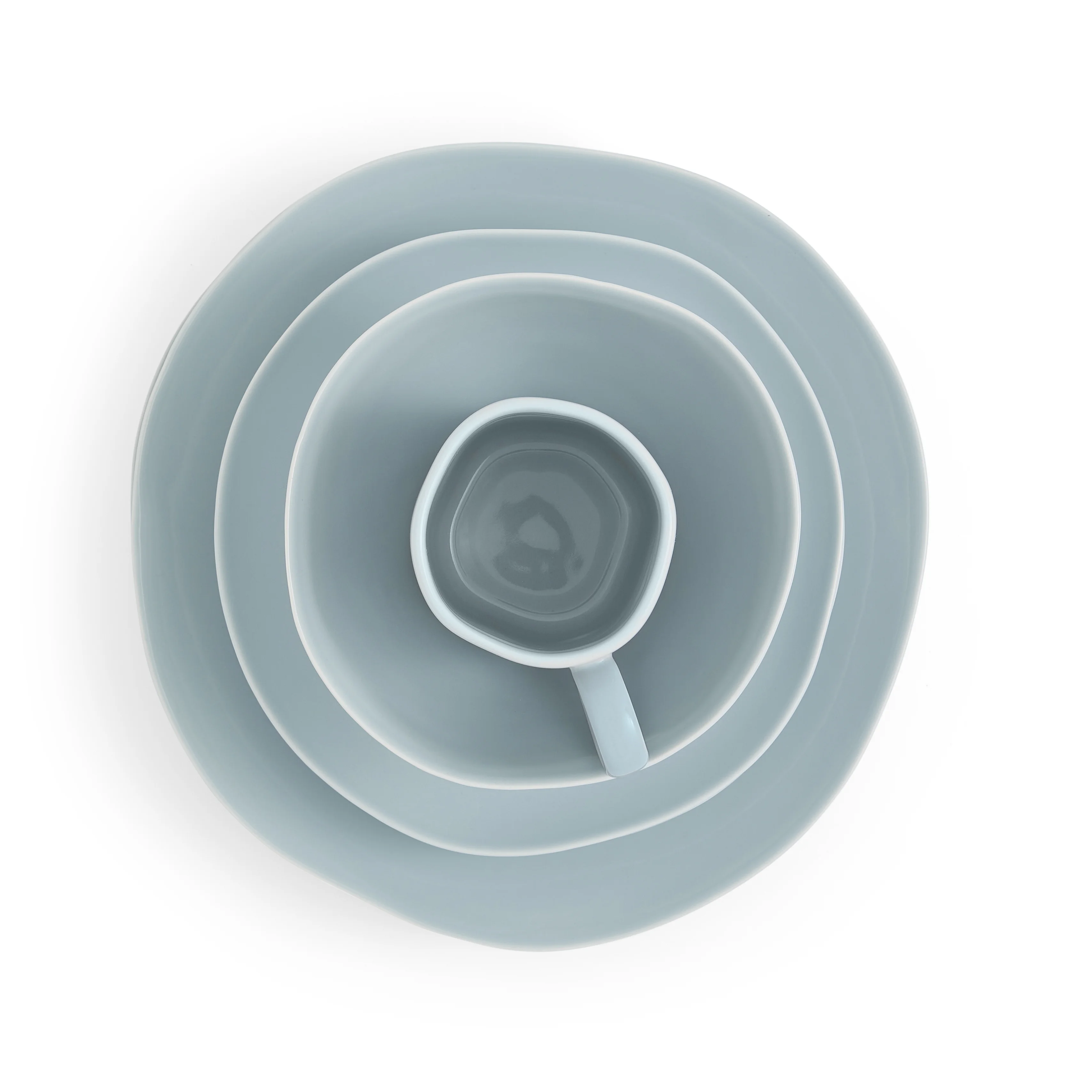 Portmeirion Sophie Conran Arbor 4 Piece Place Setting - Robin's Egg
