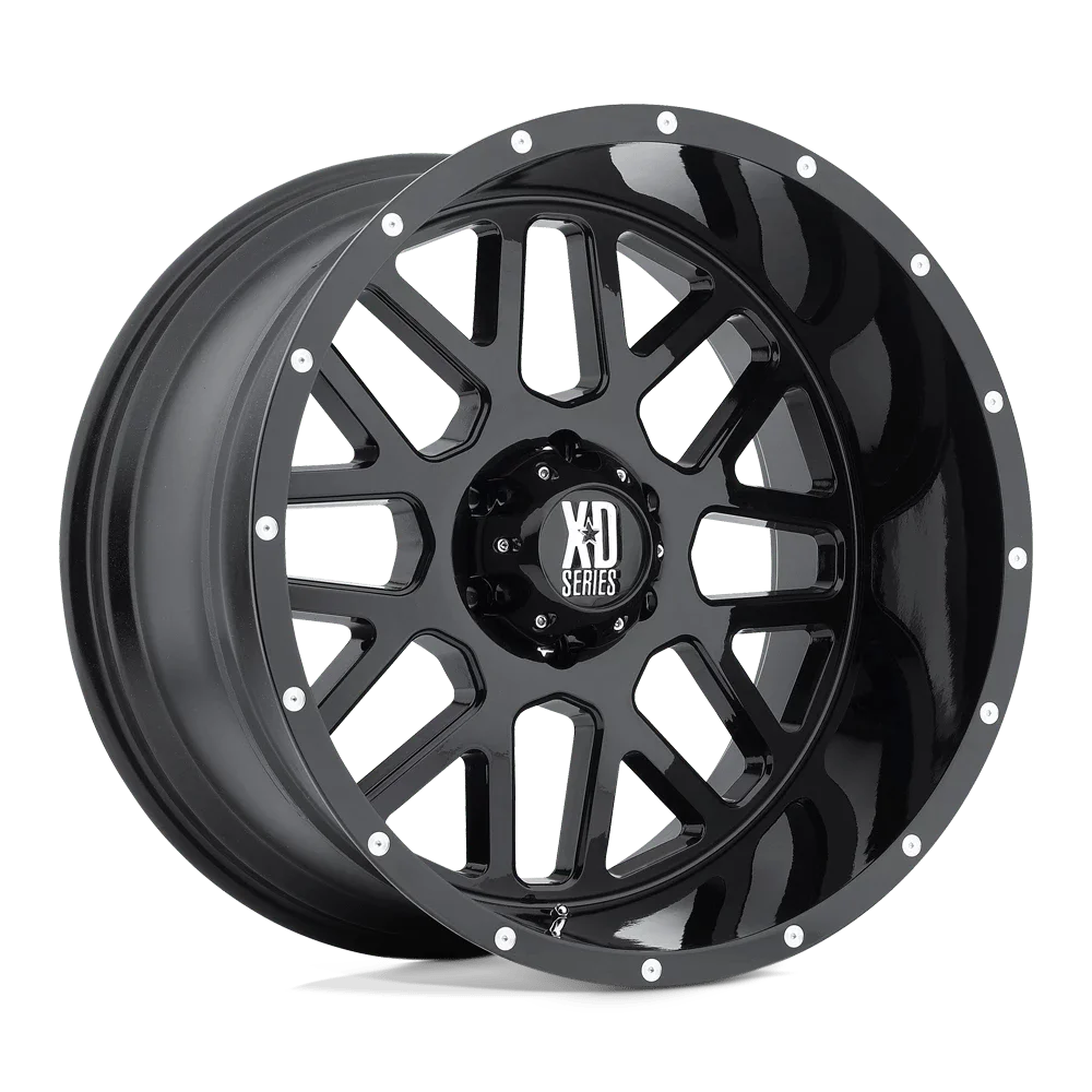 KMC Wheels Grenade 18X9 8X170.00 Satin Black (18 mm) Wheel Rim