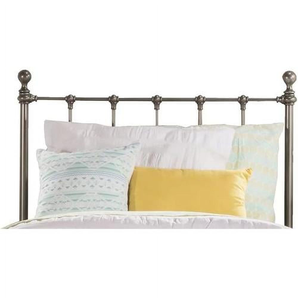 Metal Duo Spindle Headboard In Black