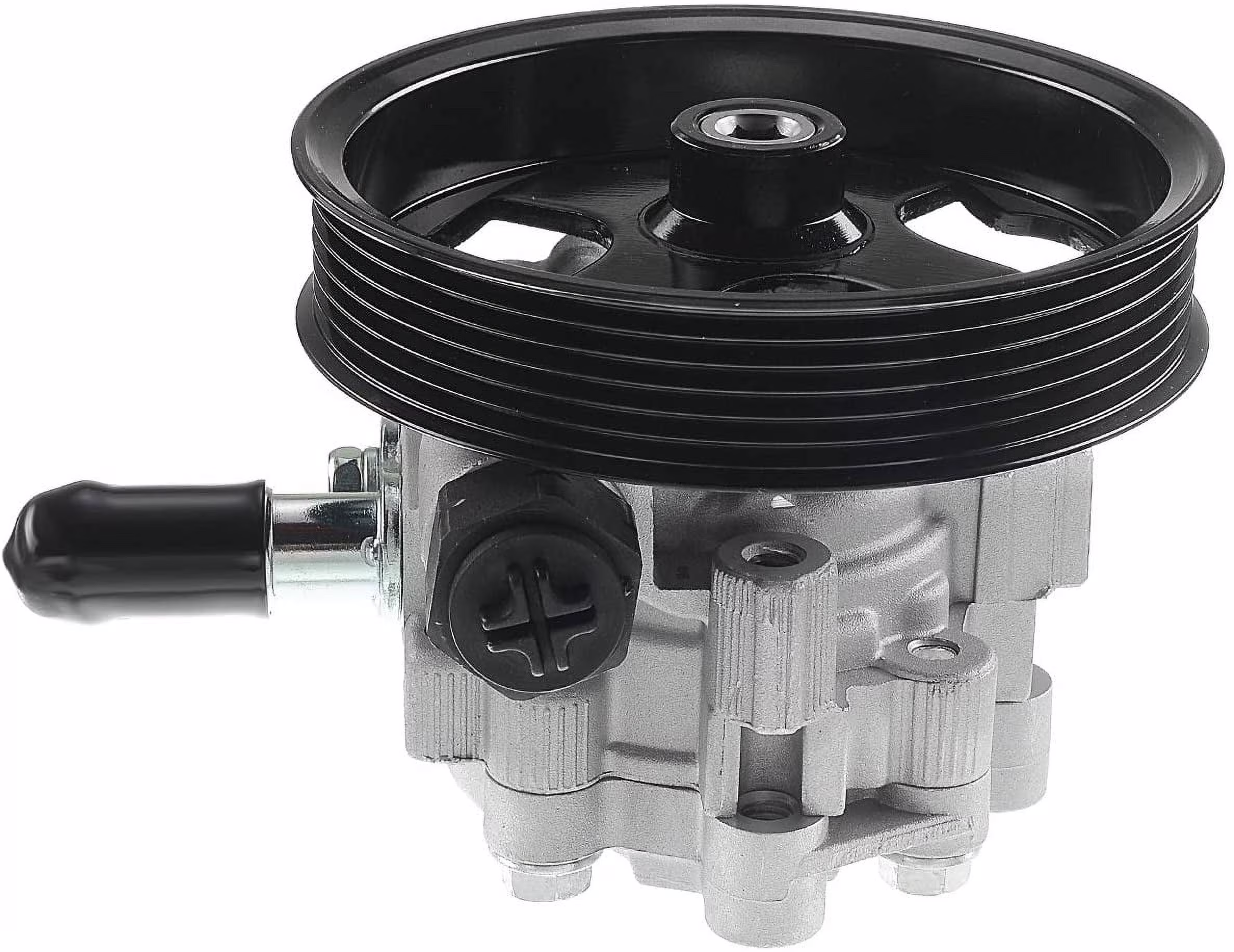 A-Premium Power Steering Pump with Pulley Compatible with Land Rover LR3 Range Rover Sport 2005-2009 V8 4.2L 4.4L