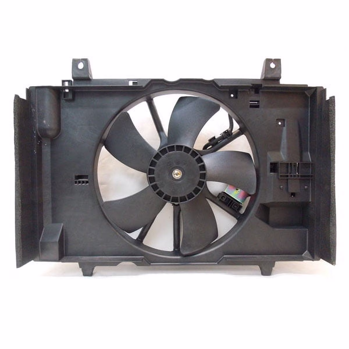 Radiator A/C AC Condenser Cooling Fan Motor Assembly For 07 08 09 10 11 12 Versa