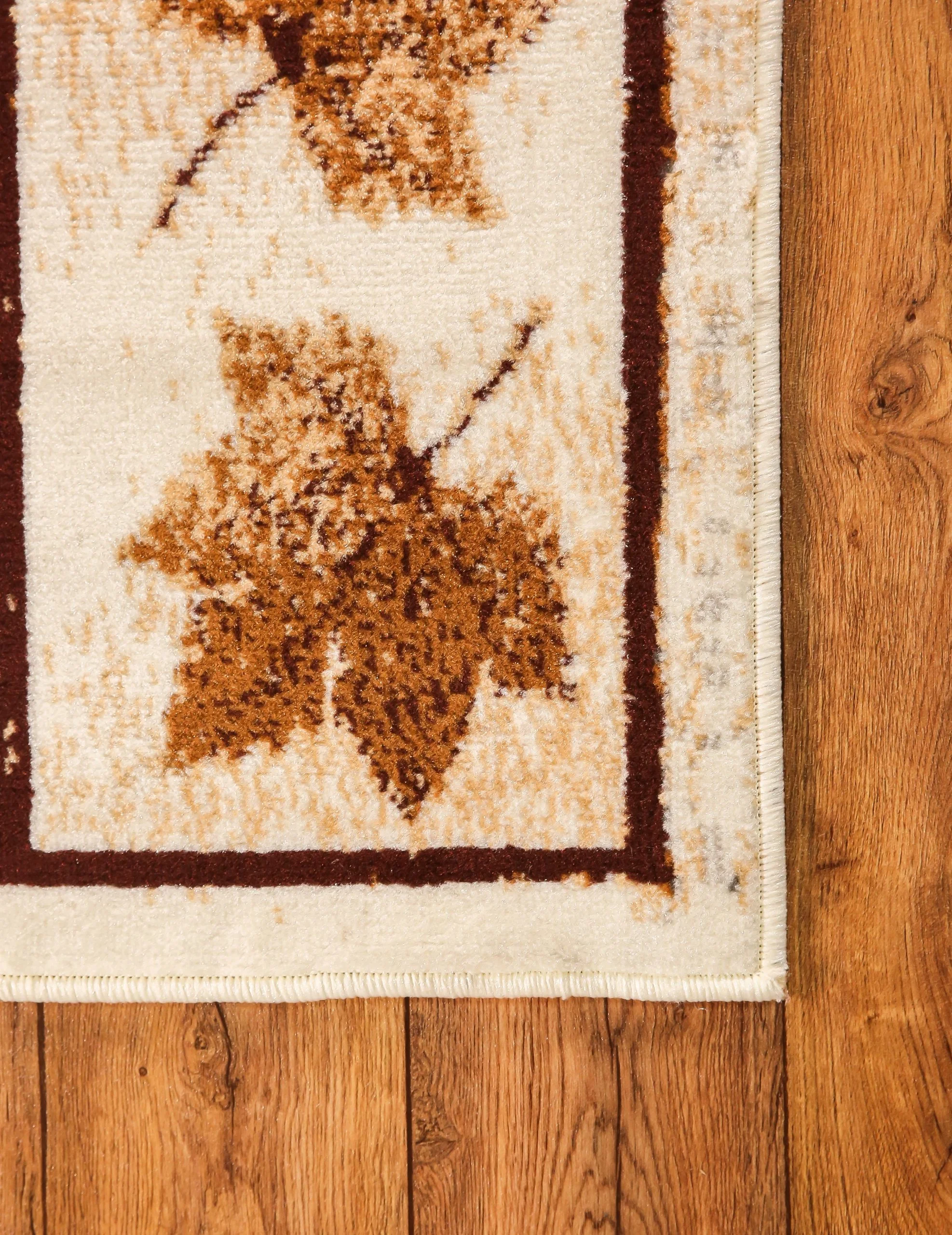 Furnish My Place Indoor Cabin Lodge Rug with Jute Backing - 2 ft. x 4 ft., Multicolor, Bear and Deer Flies, Area Rug for Living Room, Bedroom, Hallway