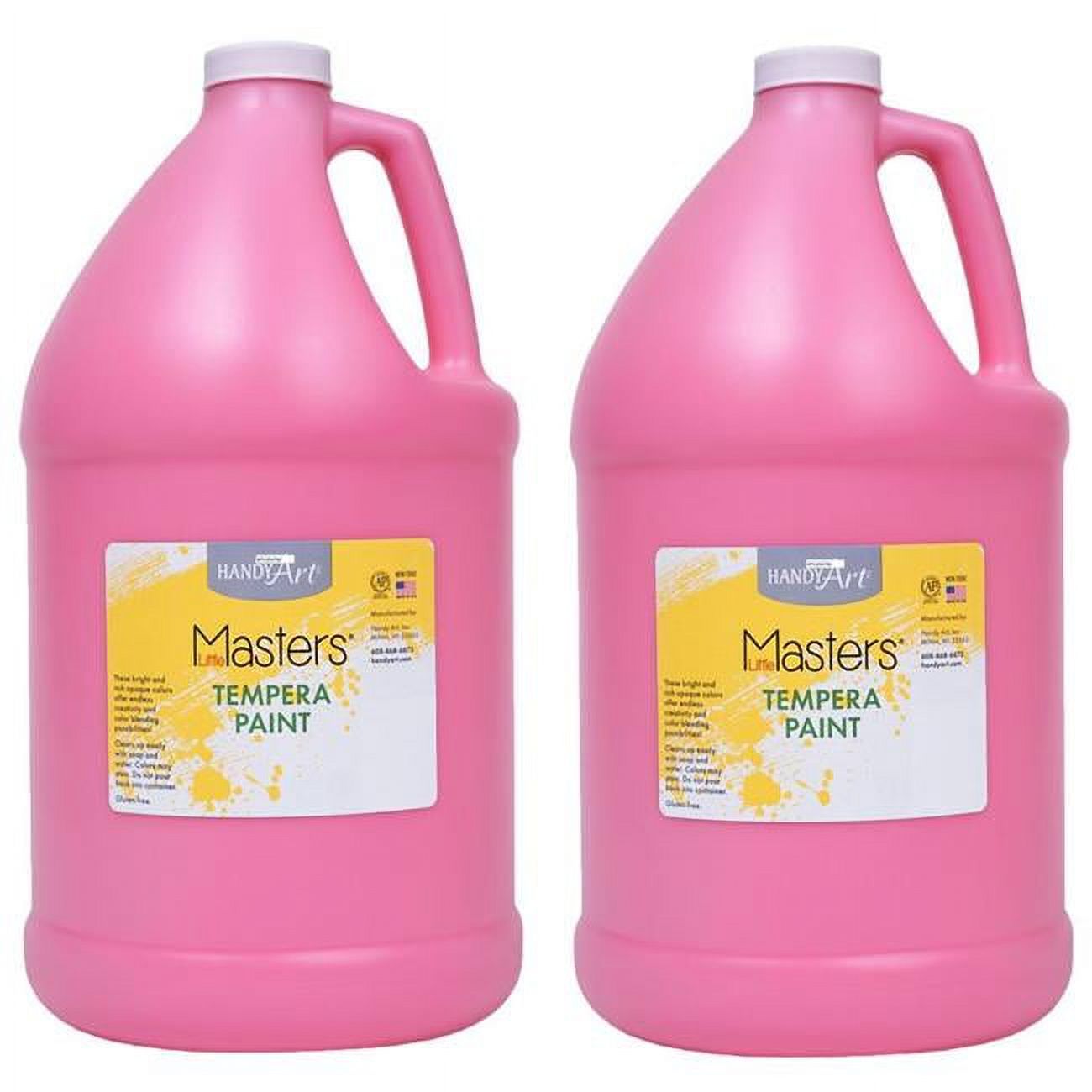1 gal Little Masters Tempera Paint, Pink - Pack of 2