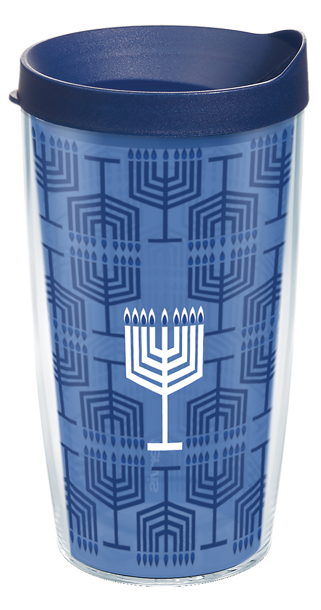 Tervis Chanukah Hanukkah Menorah Pattern Made in USA Double Walled  Insulated Tumbler Travel Cup Keeps Drinks Cold & Hot, 16oz, Classic