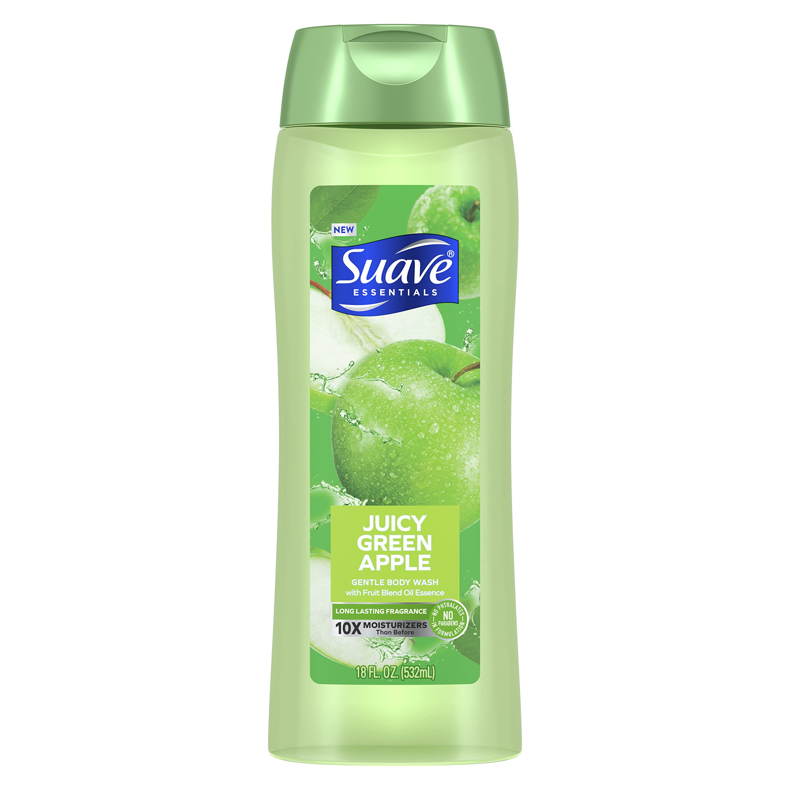 Suave Essentials Gentle Body Wash, with a Fruit Oil Blend Essence (Pack of 12)