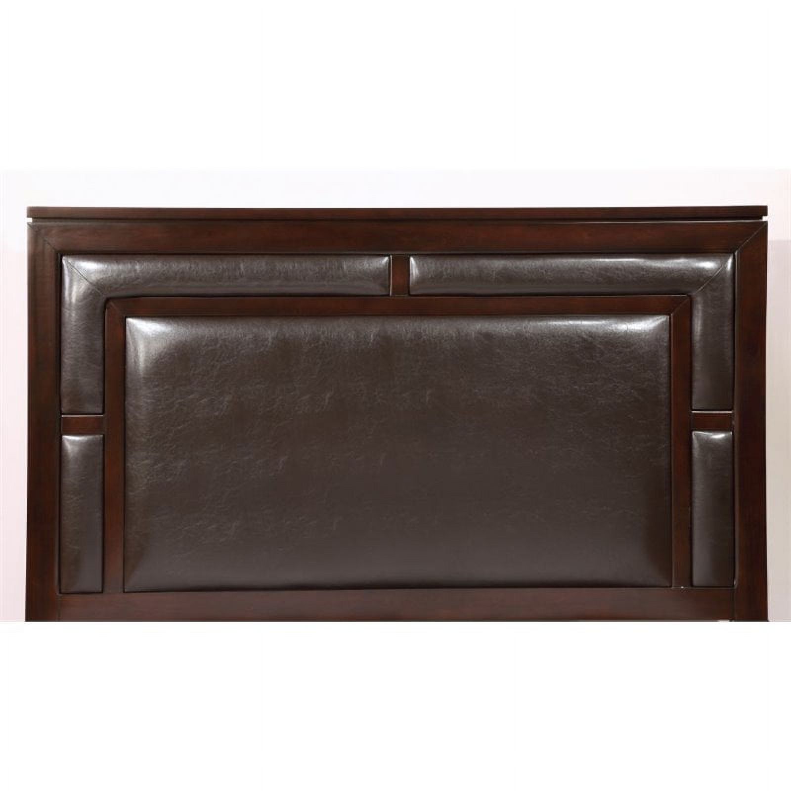 FOA Angelonia 2pc Cherry Solid Wood Bedroom Set - Queen + Nightstand