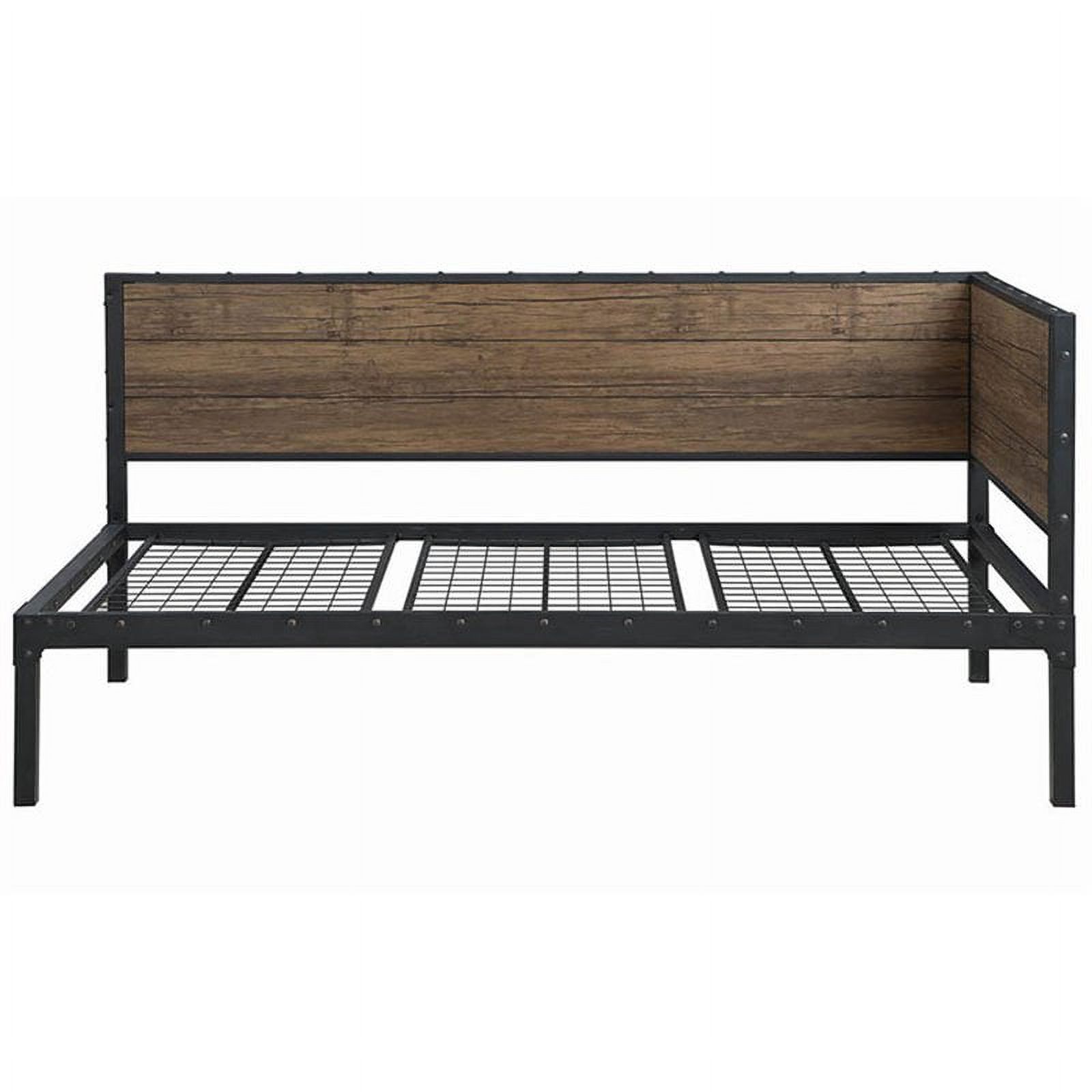Stonecroft Furniture Bethune Twin Daybed in Weathered Chestnut and Black