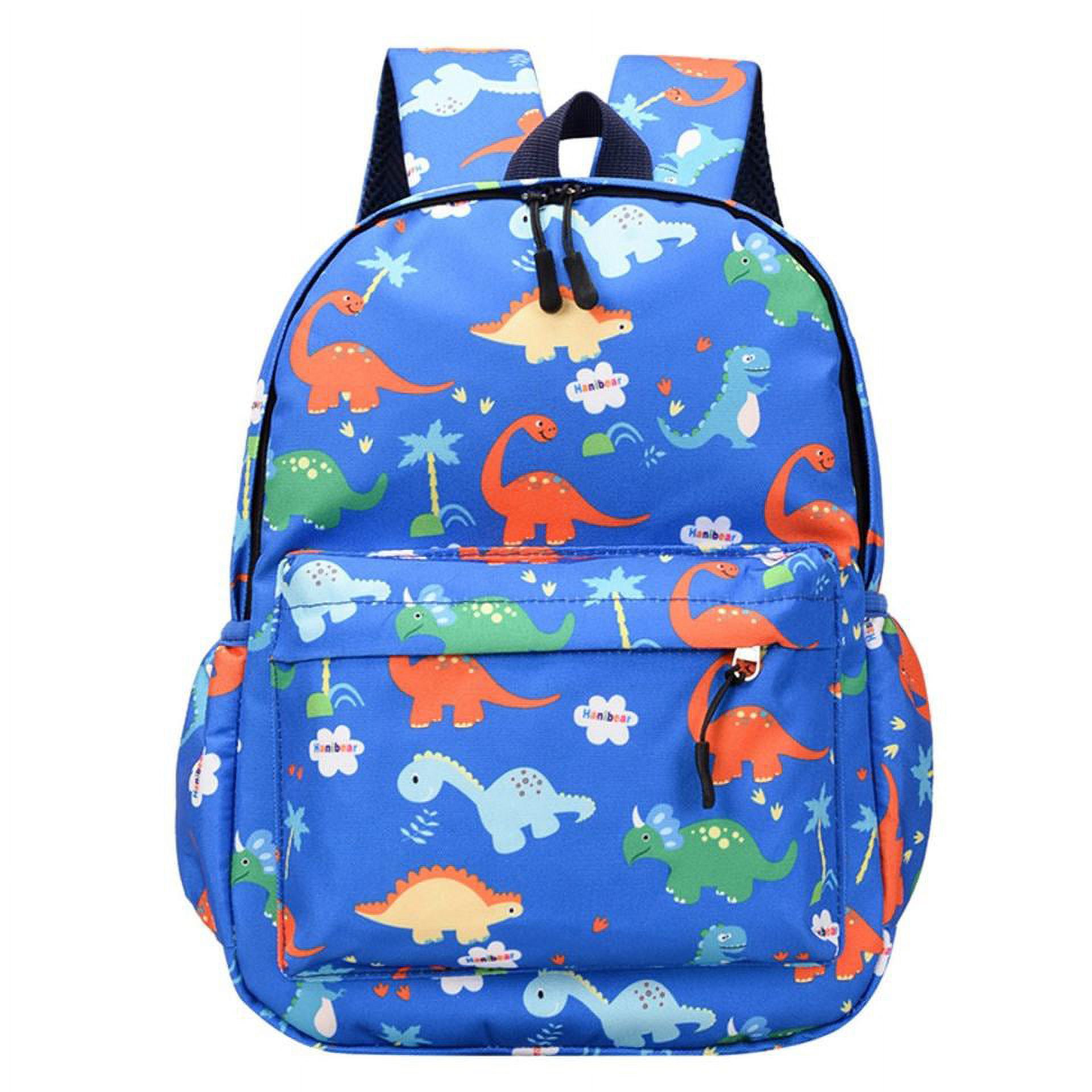 YINYUN Cute Toddler Backpack for Little Boys Dinosaur Kids School Bags Small Children Travel Bag for Preschool Kindergarten ( Blue)