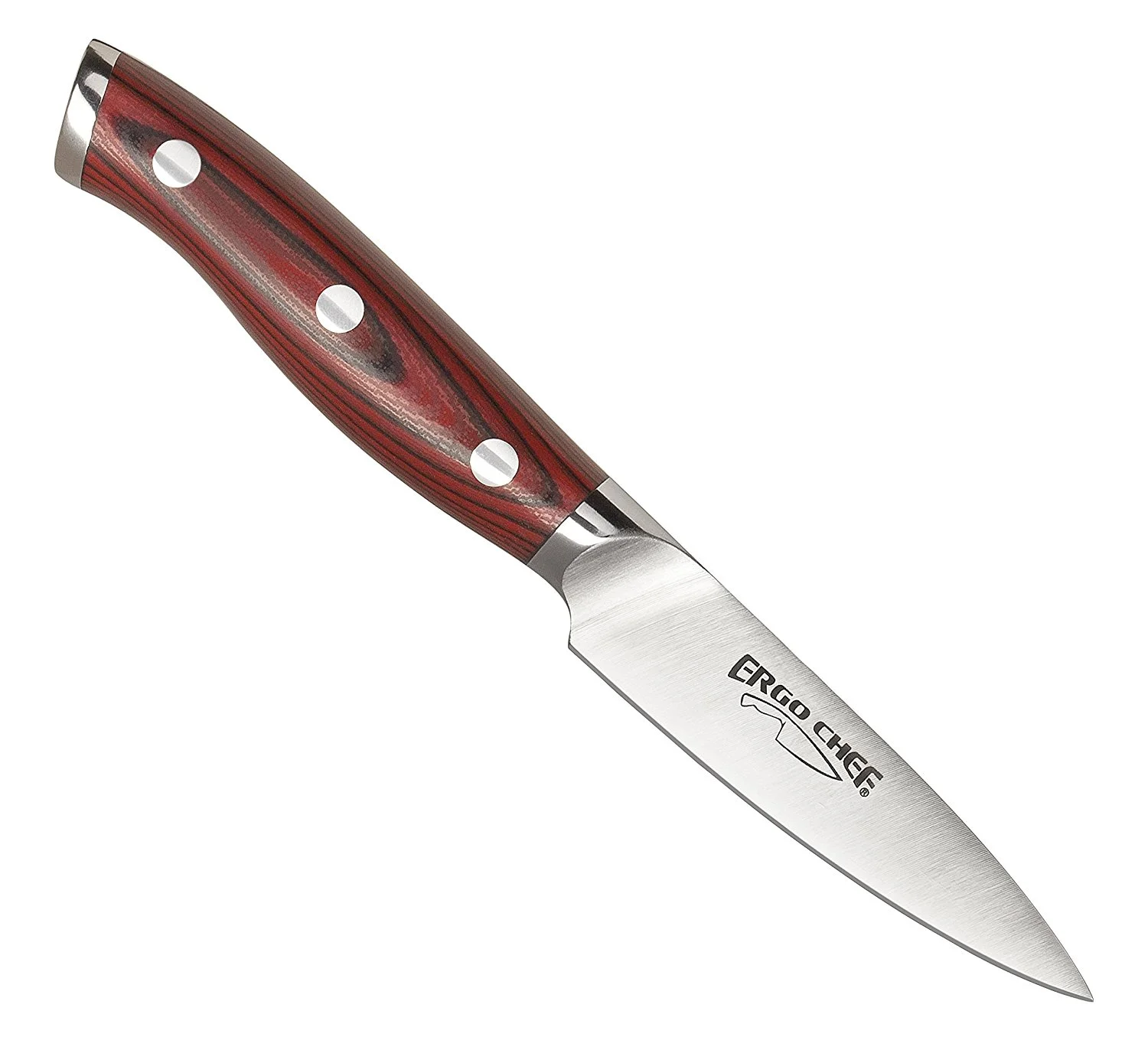 Ergo Chef Crimson Series Paring Knife. 3.5-Inch - peeling and fruit knife