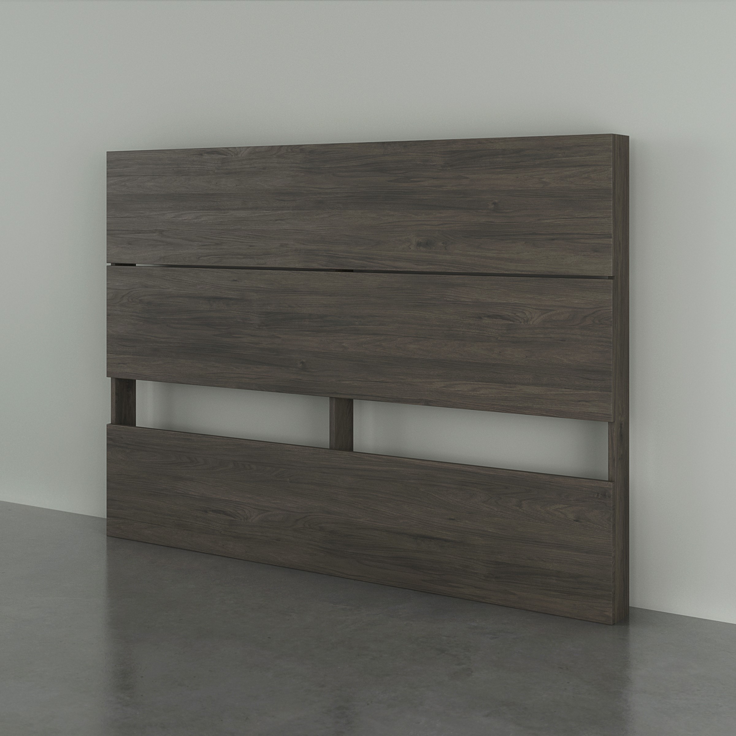 Nexera Elephant 3 Piece Bedroom Set, Bark Grey