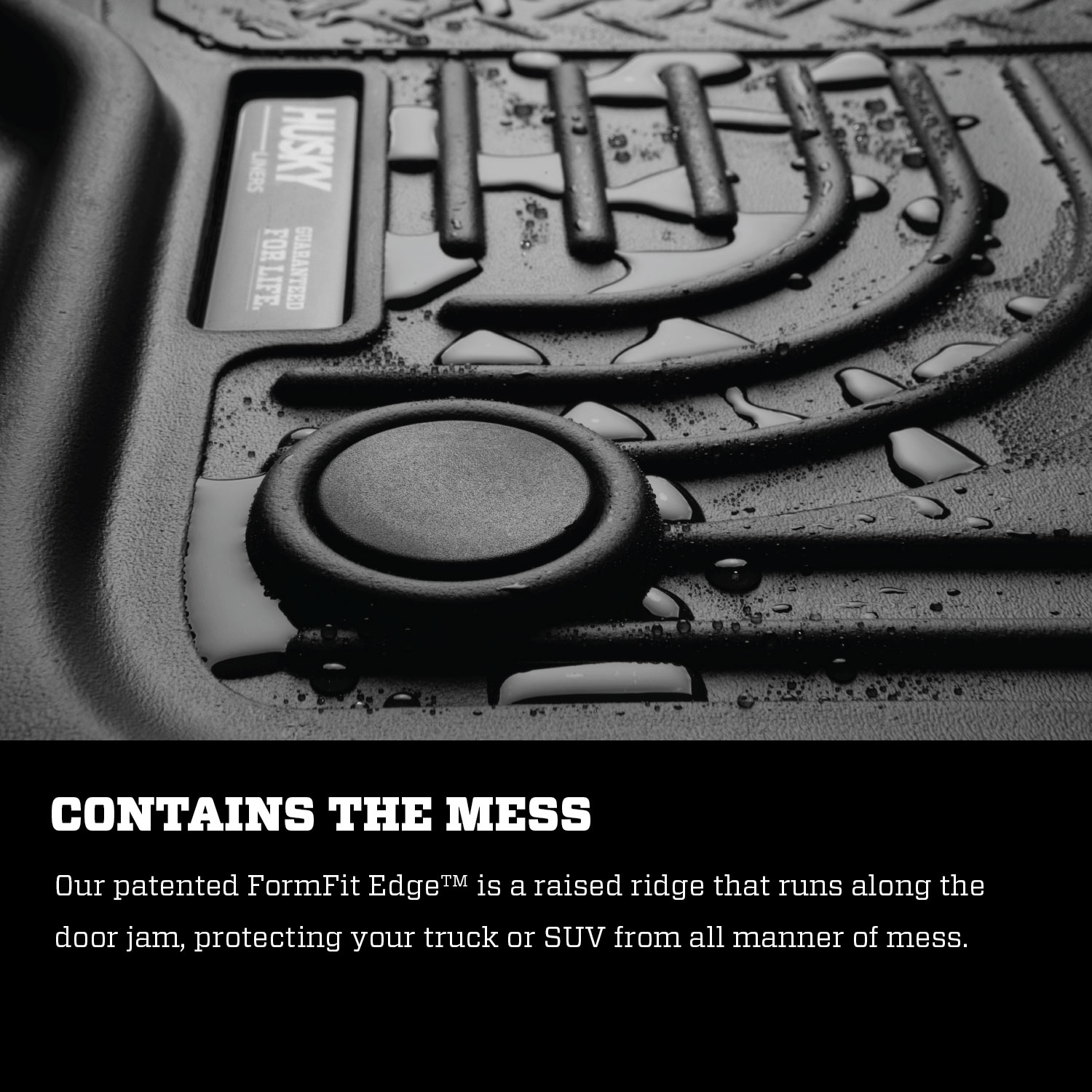 Husky by RealTruck Weatherbeater Series 94041 Black Front & 2nd Seat Floor Liners 15-22 F-150 SuperCrew Compatible with select: 2015-2022 Ford F150, 2023 Ford F150 Super Cab