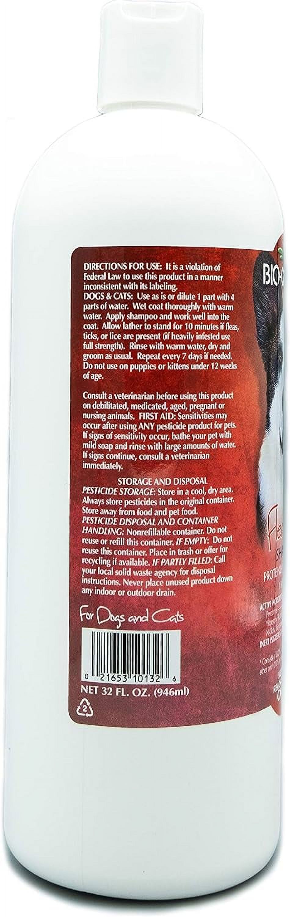 Bio-groom fluidea and tick shampoo, 32-oz bottle