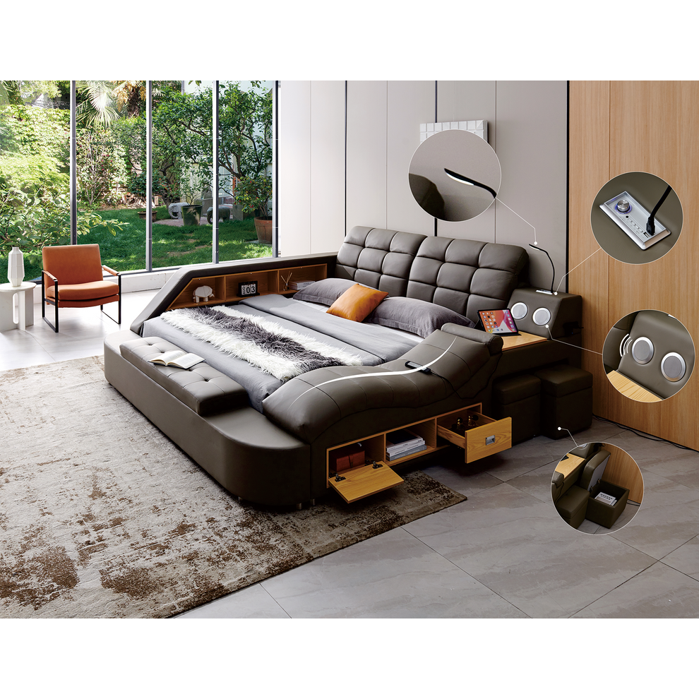 Artisan Design Eastern King Bed Grey