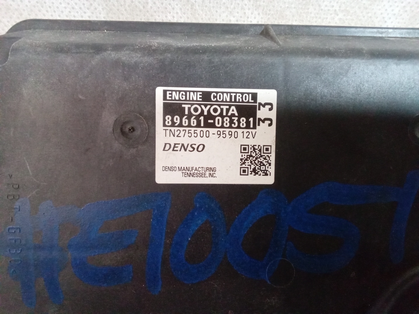 Pre-Owned 2013 Toyota Sienna 3.5L Electronic Control Module 8966108381 OEM LKQ (Good)