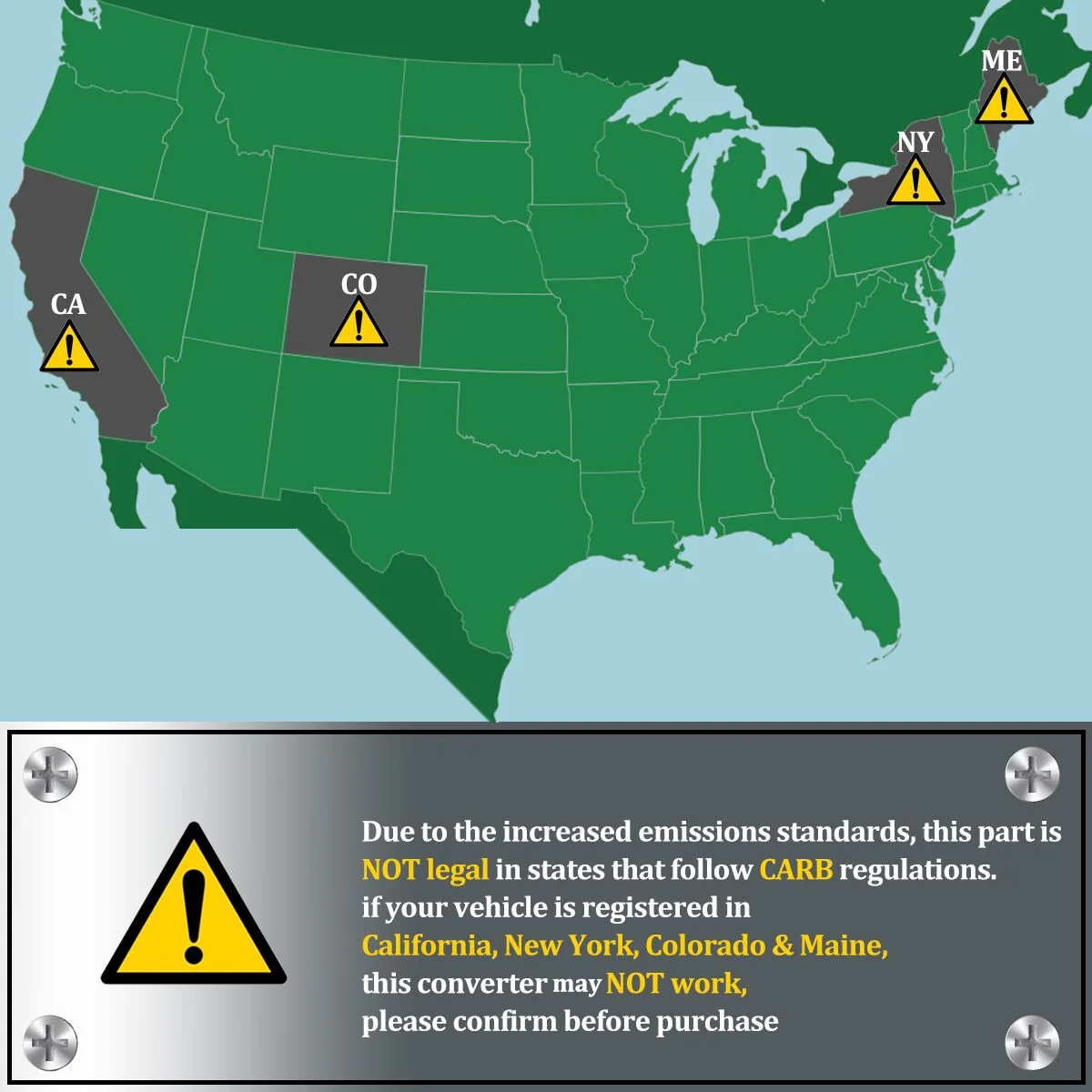 Mustrod LH & RH Manifold Catalytic Converters for 2007-2010 Volvo XC90 5H62-56 5H62-57 Left Side Right Side