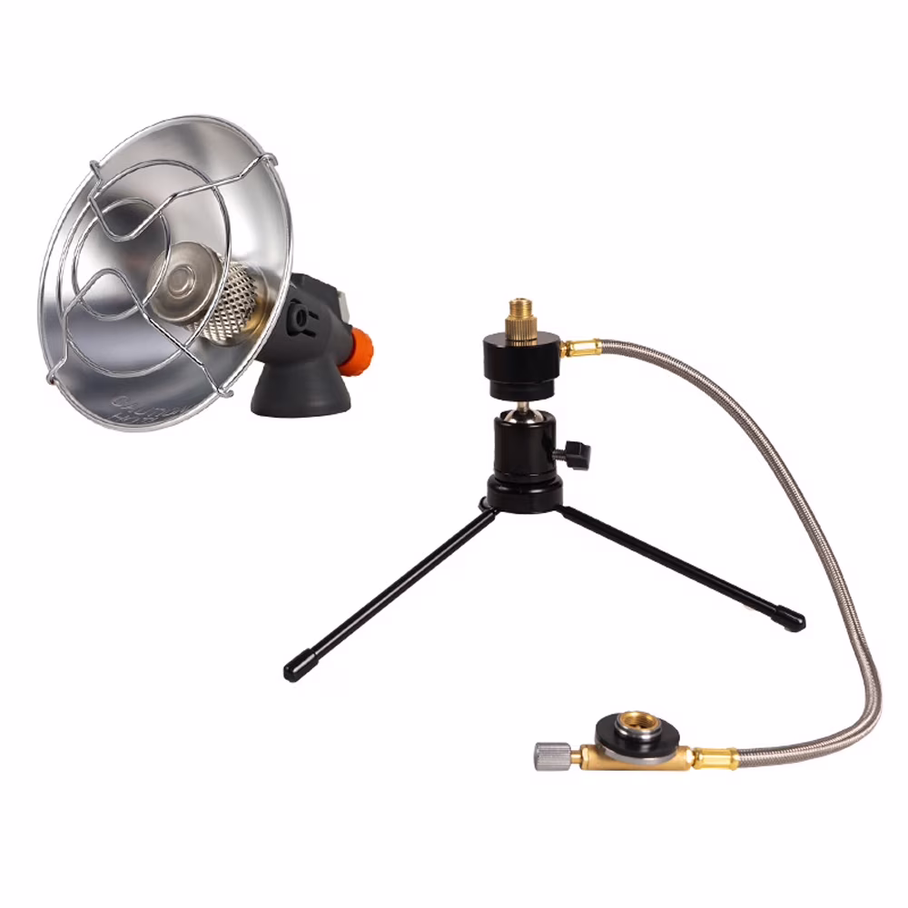 Walmeck Gas Heaters Portable Camping Fishing Heating Radiator Adjustable Warmer for Winter Tent Warming