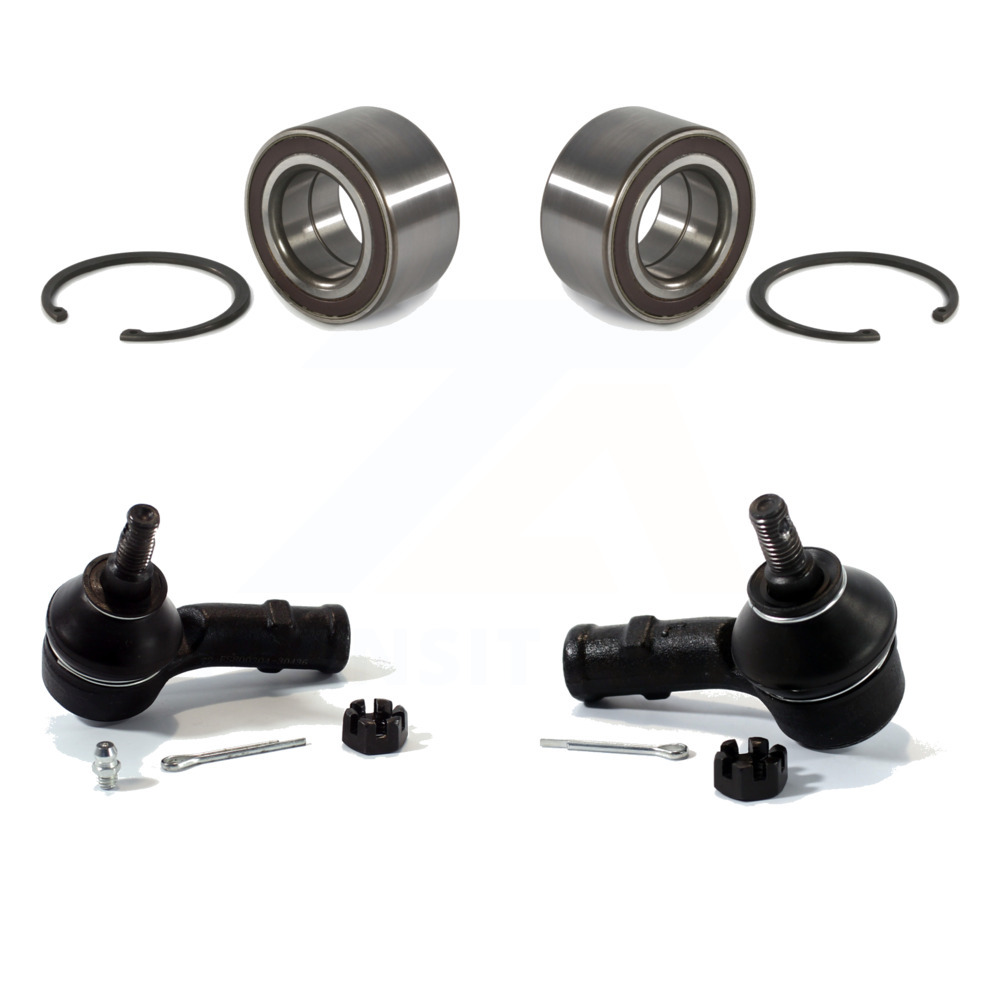 Transit Auto - Front Wheel Bearing And Tie Rod End Kit For 2008-2011 Ford Focus K77-100056