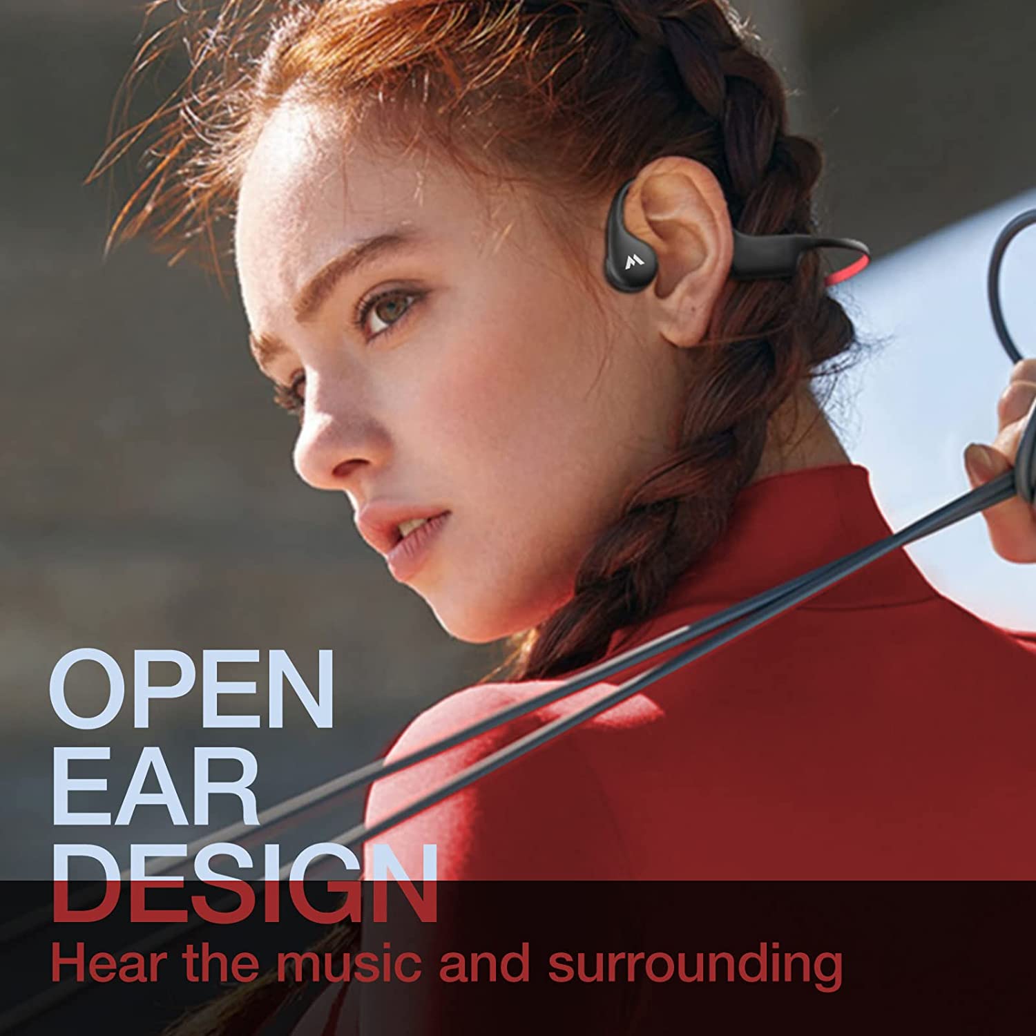 Open&nbsp;Ear&nbsp;Wireless&nbsp;Bone&nbsp;Conduction&nbsp;Headphones,&nbsp;Bluetooth&nbsp;5.3&nbsp;&nbsp;with&nbsp;Mic and MP3 Player