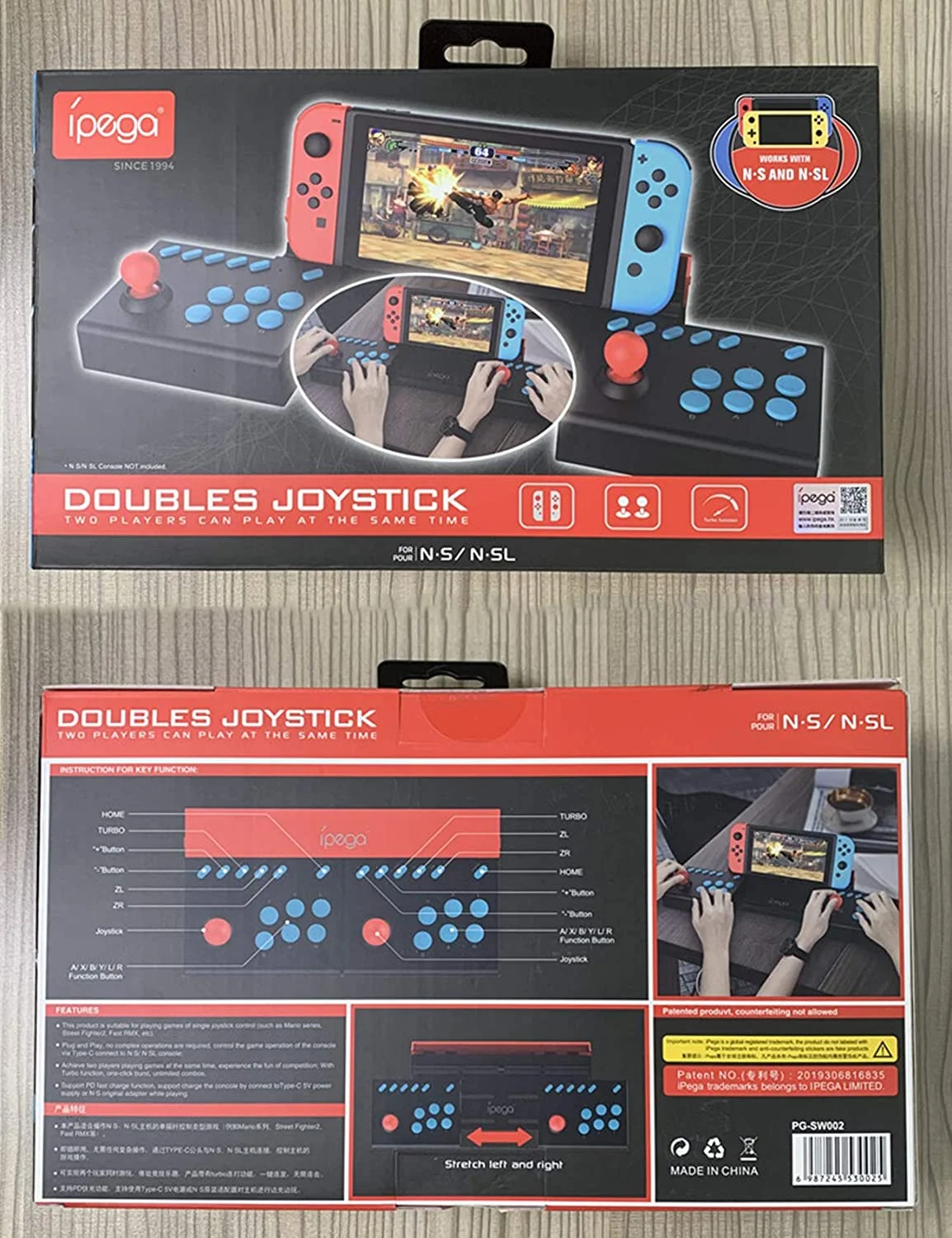 Switch Host Doubles Rocker NS Lite Game Console Arcade Rocker Controller Plug and Play with Bursts