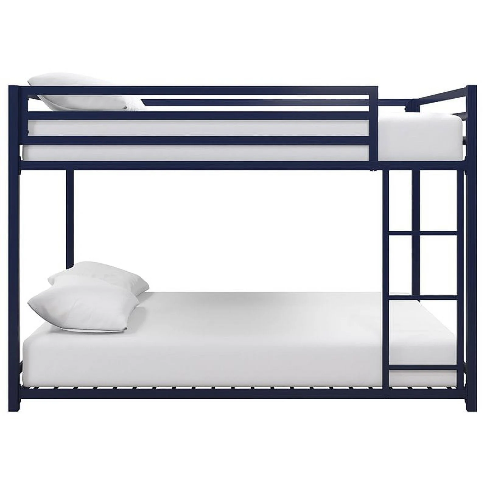 DHP Mabel Full Over Full Metal Bunk Bed in Blue