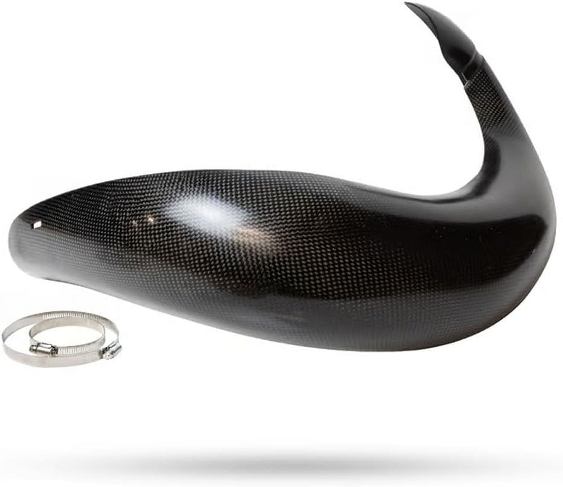 Enduro Engineering Carbon Exhaust Fiber Guard for Stock Pipe KTM/GasGas/Husqvarna - 40-1023