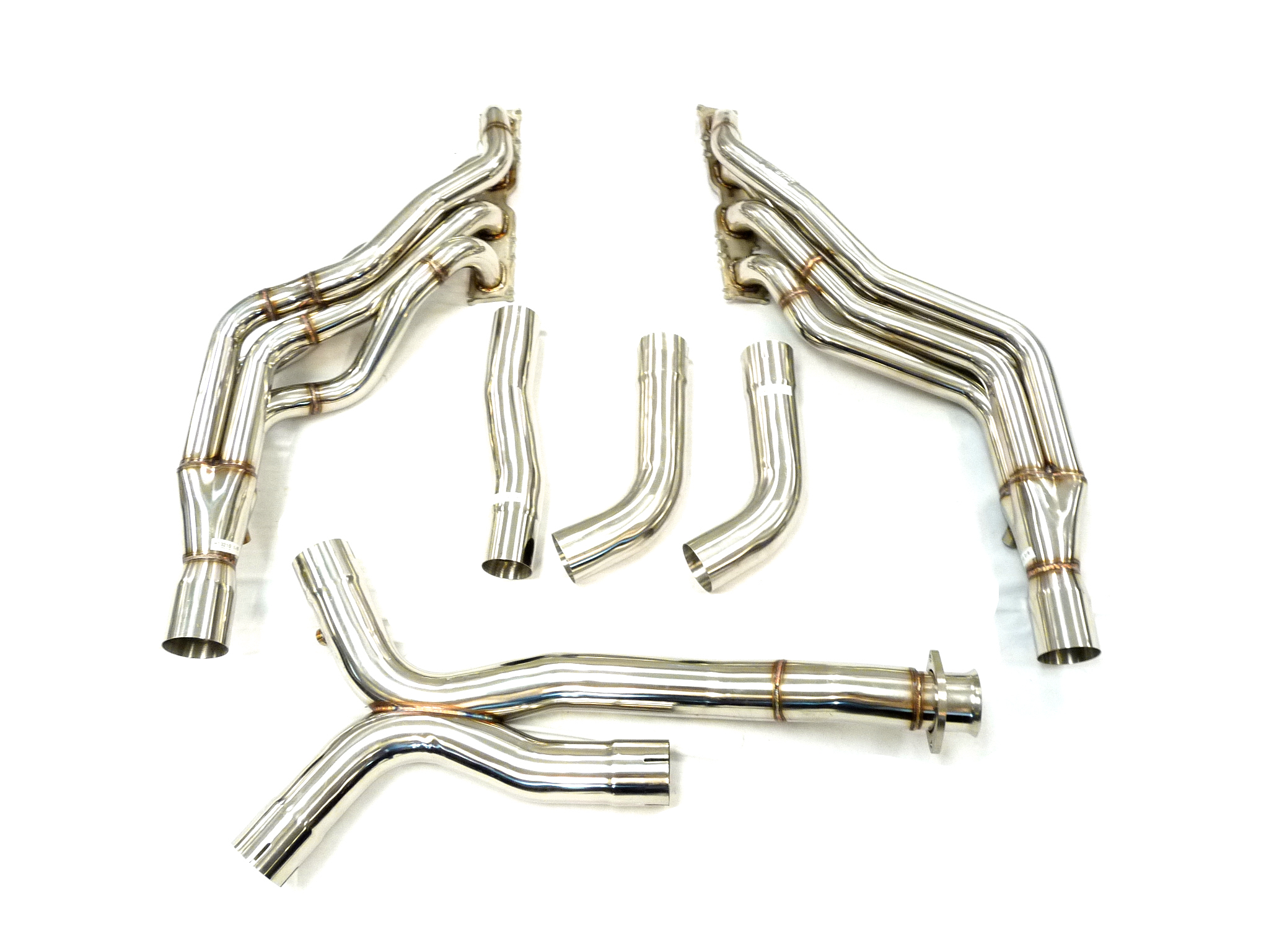 Stainless Long Tube Header Fits 2010-2011 Mercedes Benz E63 AMG/ Base Model 6.3L RWD By Becker