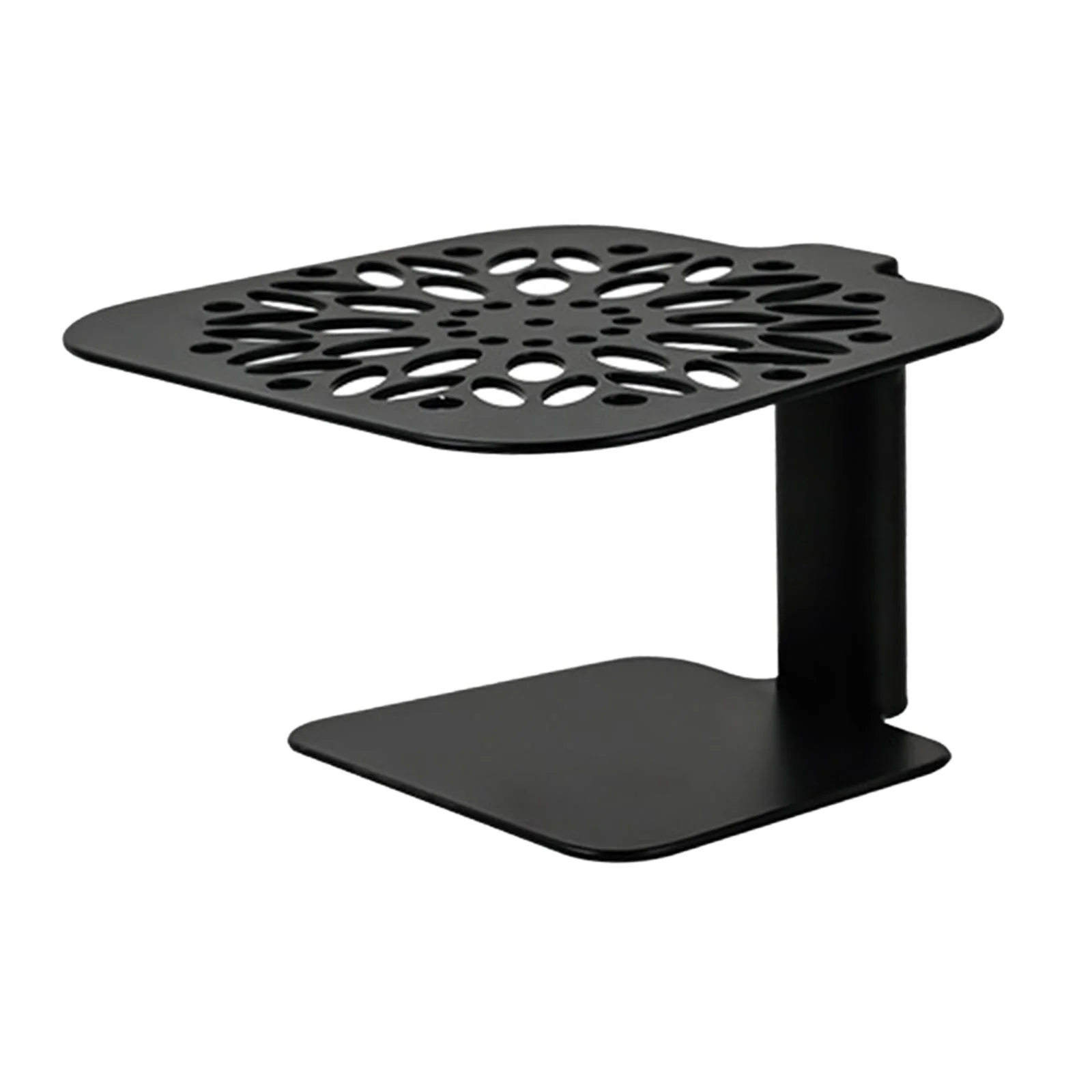 Coffee Machine Scales Stand, Scale Rod Protection Rack, Adjustable Lift Coffee Weighing Rack for Coffee Shop, Bar, Home, Household Black Style A