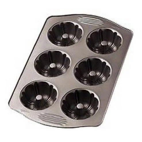 Wilton Excelle Elite Mini Fluted Bundt Pan-6 Cavity 4