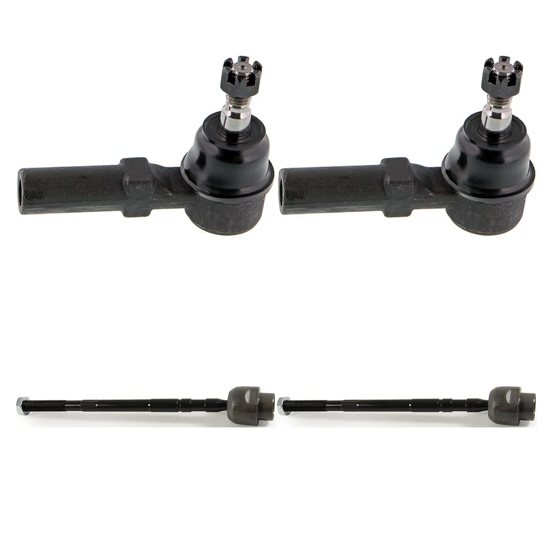 For Chevrolet Corvette 4 Front Inner Front Outer Steering Tie Rod End Mevotech