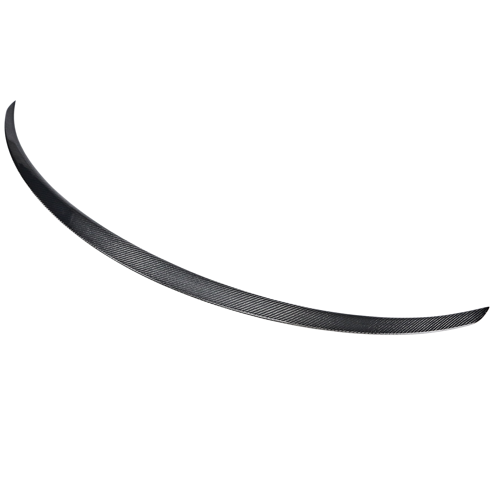 Ikon Motorsports Compatible with 20-23 Tesla Model Y OE Style Trunk Spoiler Wing - Carbon Fiber