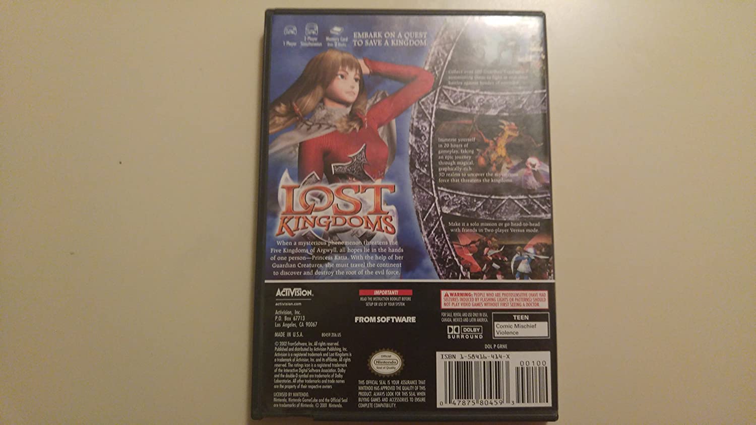 Lost Kingdoms, Activision, Nintendo Gamecube, [Physical]