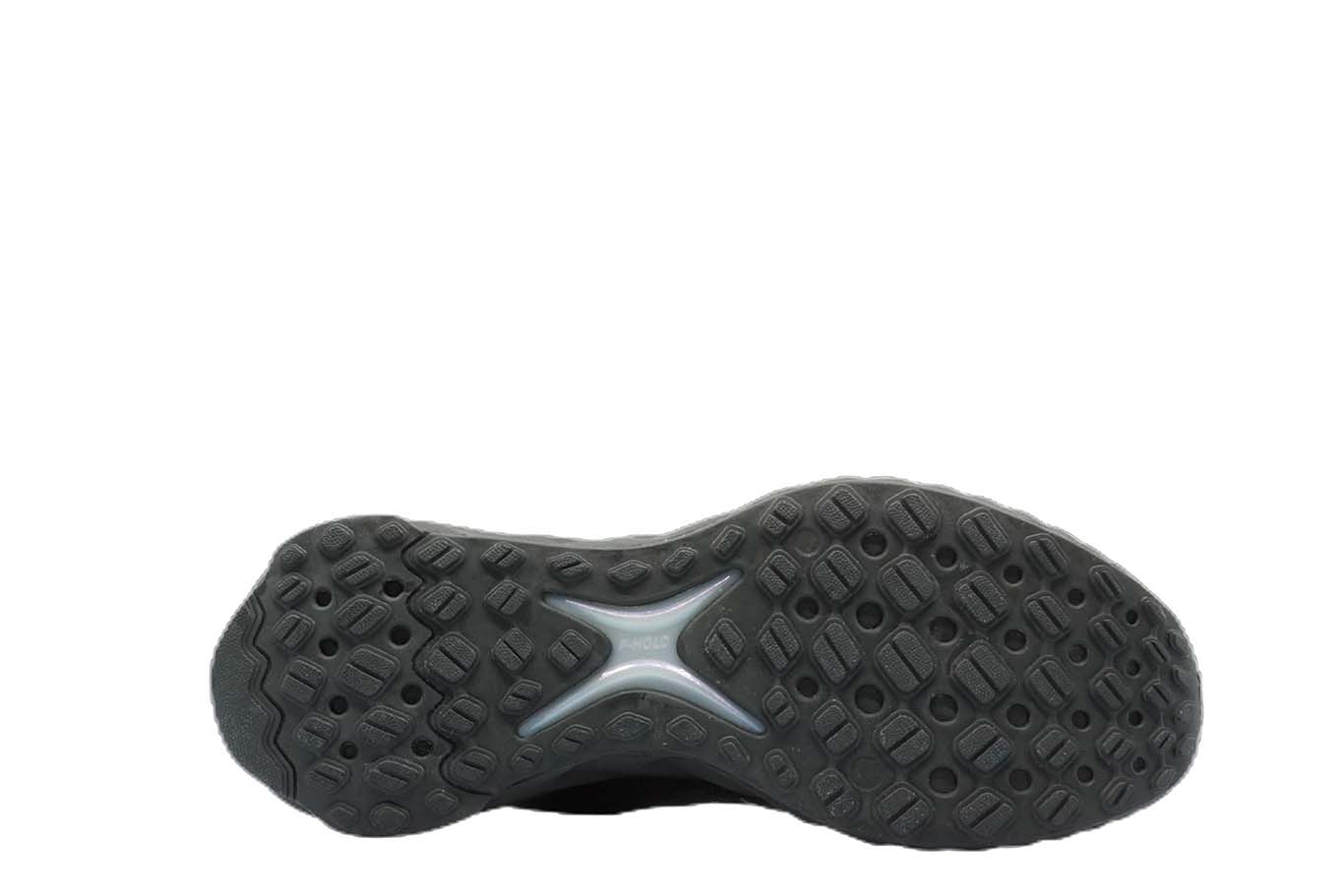 [E92557] Mens Peak Taichi Natural Black Running Shoes - 6