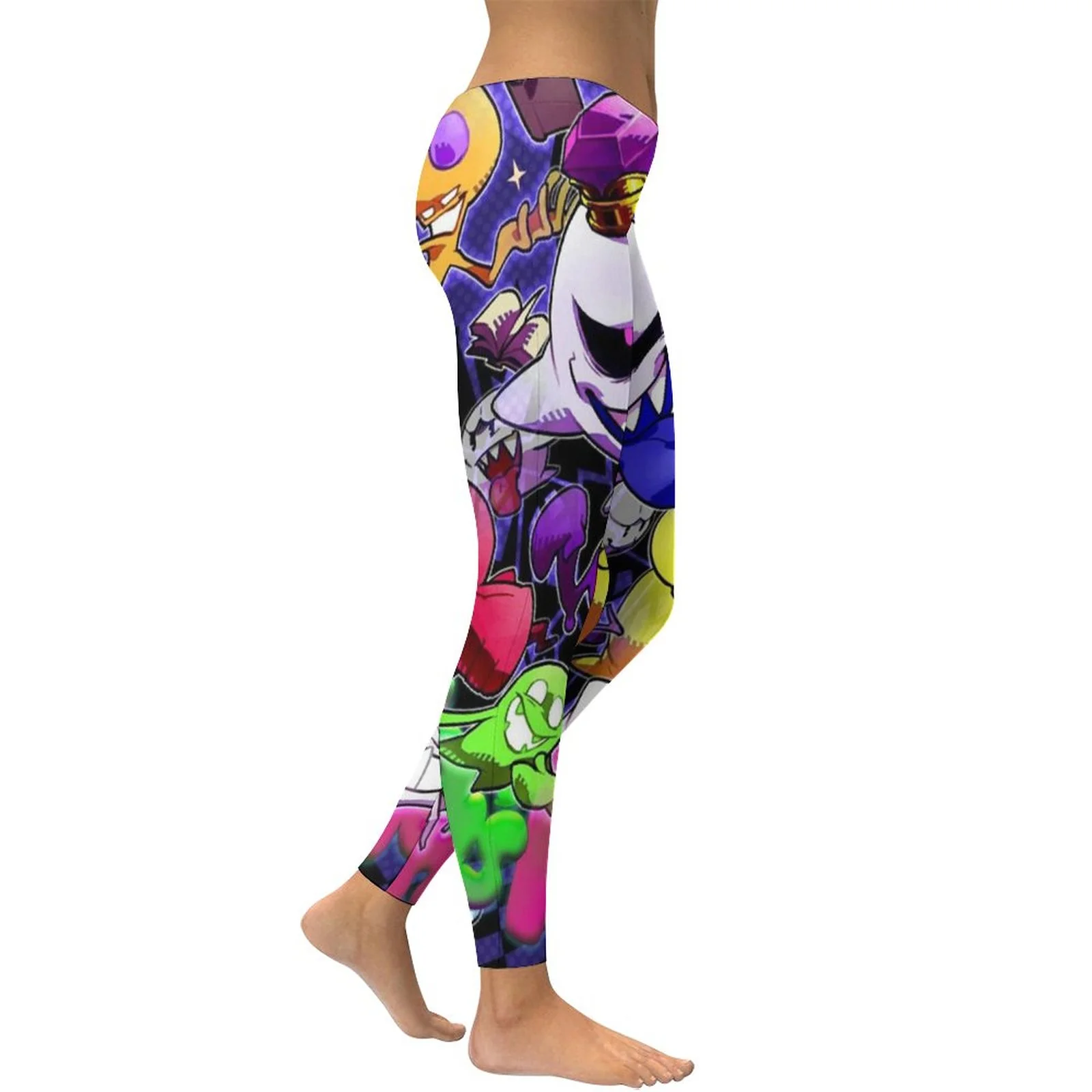 Game Luigi's Mansion Play Women's Yoga Pants High Waisted Tummy Control Non See-Through Running Workout Leggings Athletic Pant