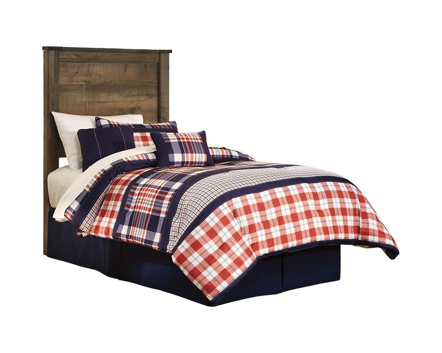 Signature Design by Ashley Casual Trinell Twin Panel Headboard  Brown