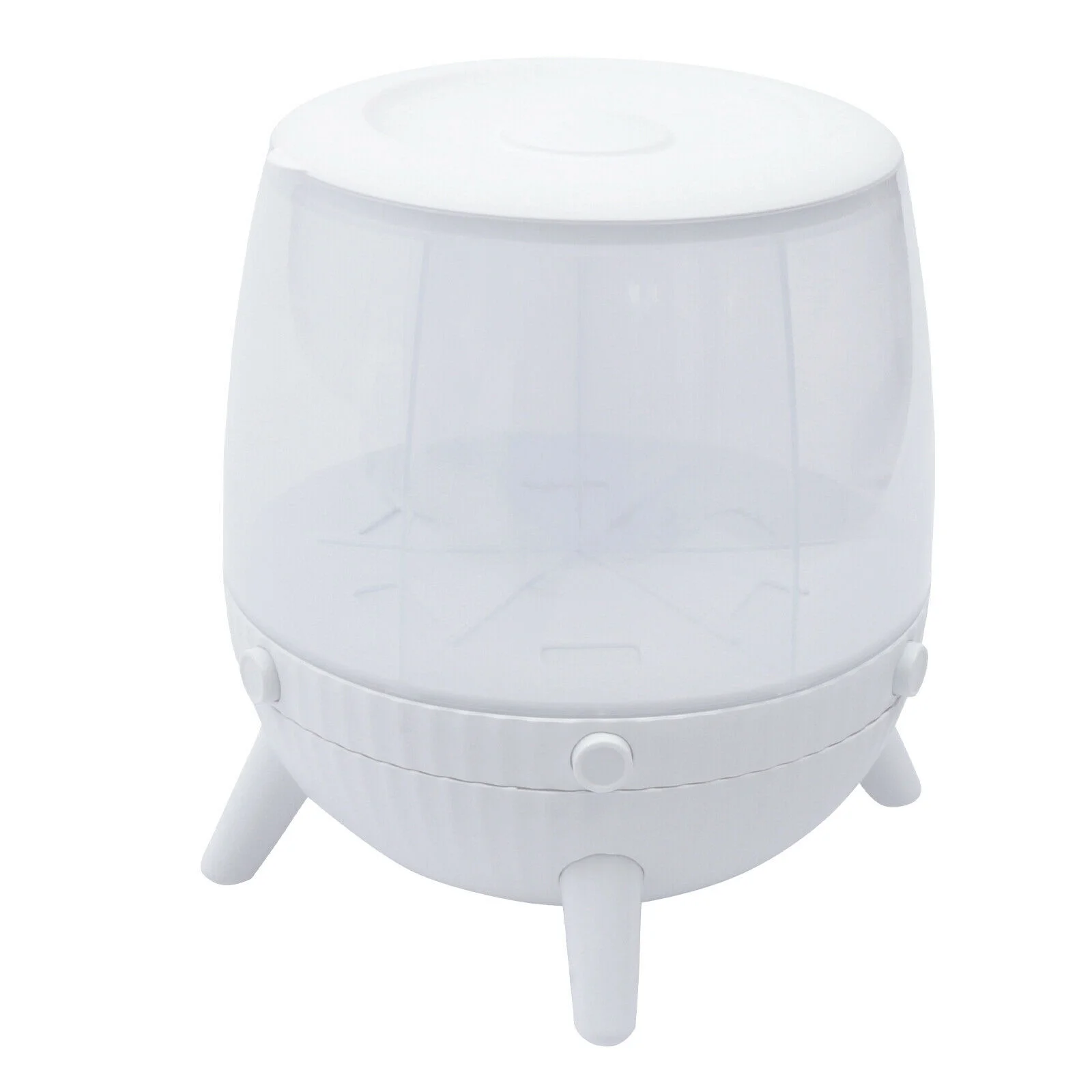 6kg 6 Grid Dry Food Dispenser Cereal Dispenser Rotating Grain Container Rice Storage Dry Food Box 9.84x9.84x11.81in