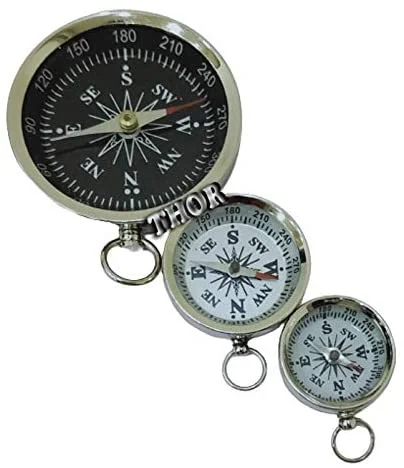 Nautical Marine Poem Compass Marine Gift Navigation Pocket Compass Set Of 3