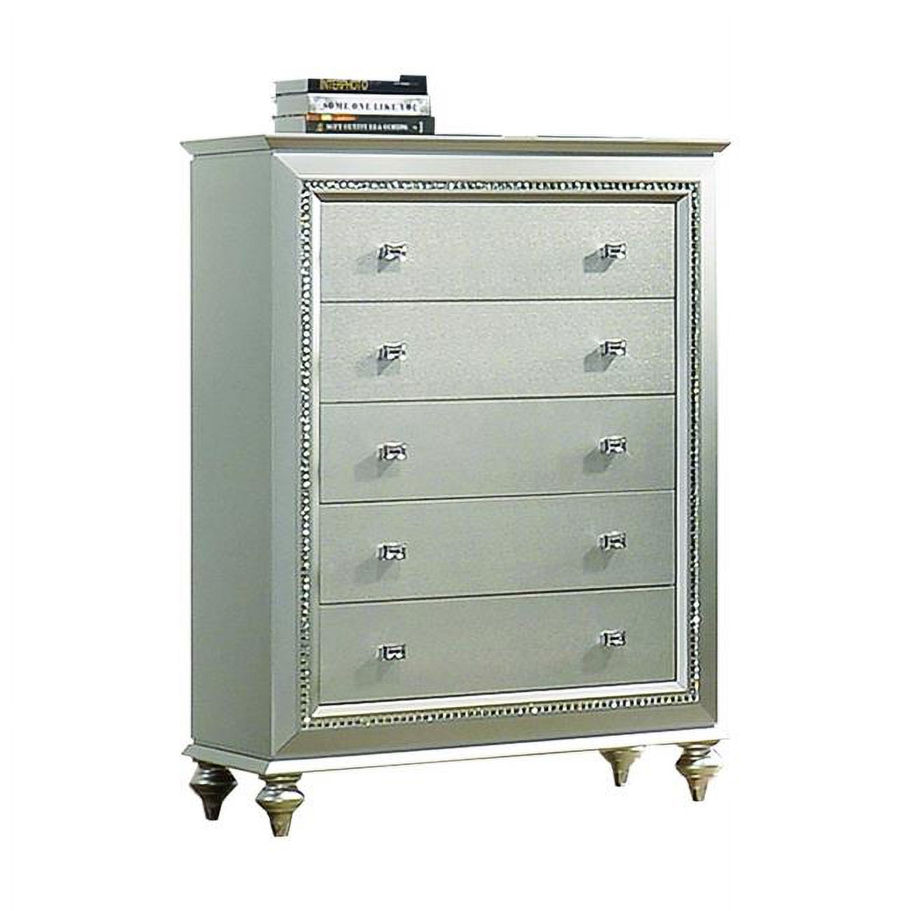 18 x 38 x 54 in. Champagne Wood Chest