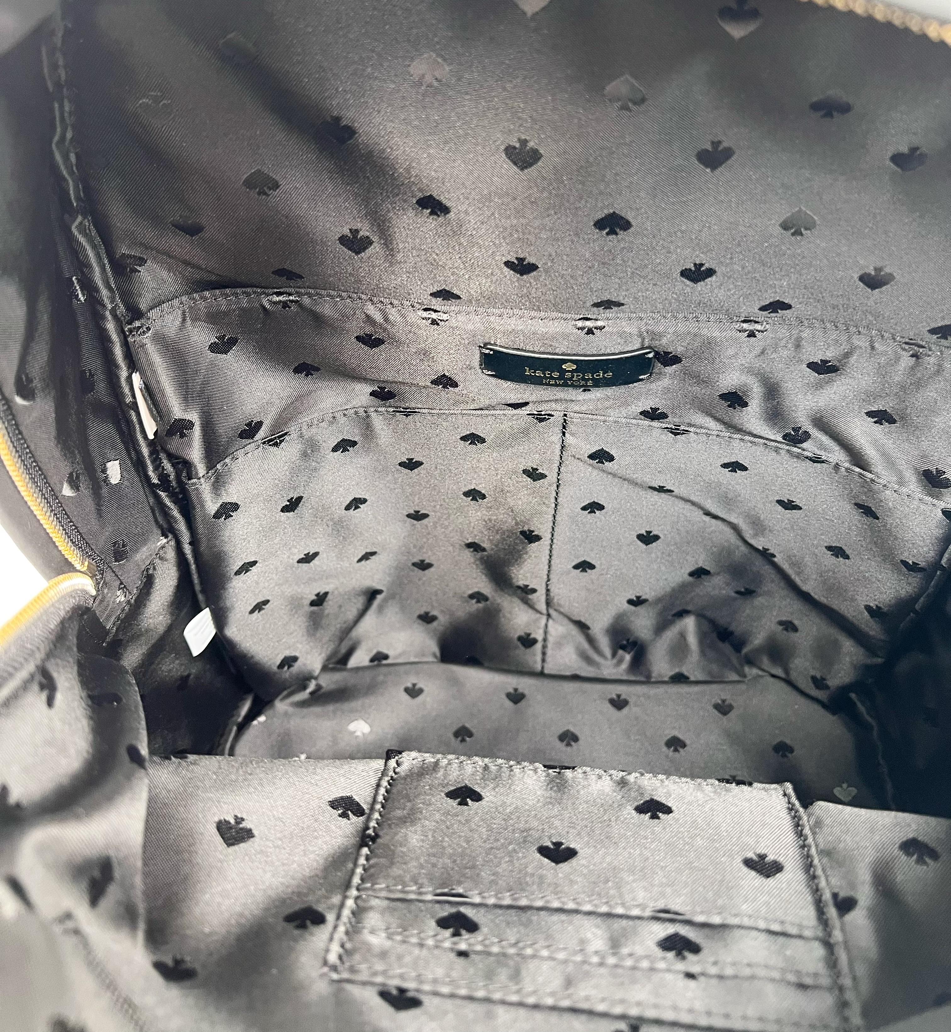 Kate Spade Chelsea The Little Better Nylon Large Backpack Black School Bag