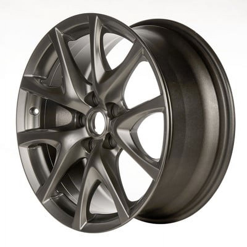 KAI 18 X 8 Reconditioned OEM Aluminum Alloy Wheel, Light Smoked Hypersilver, Fits 2008-2011 Mazda RX8